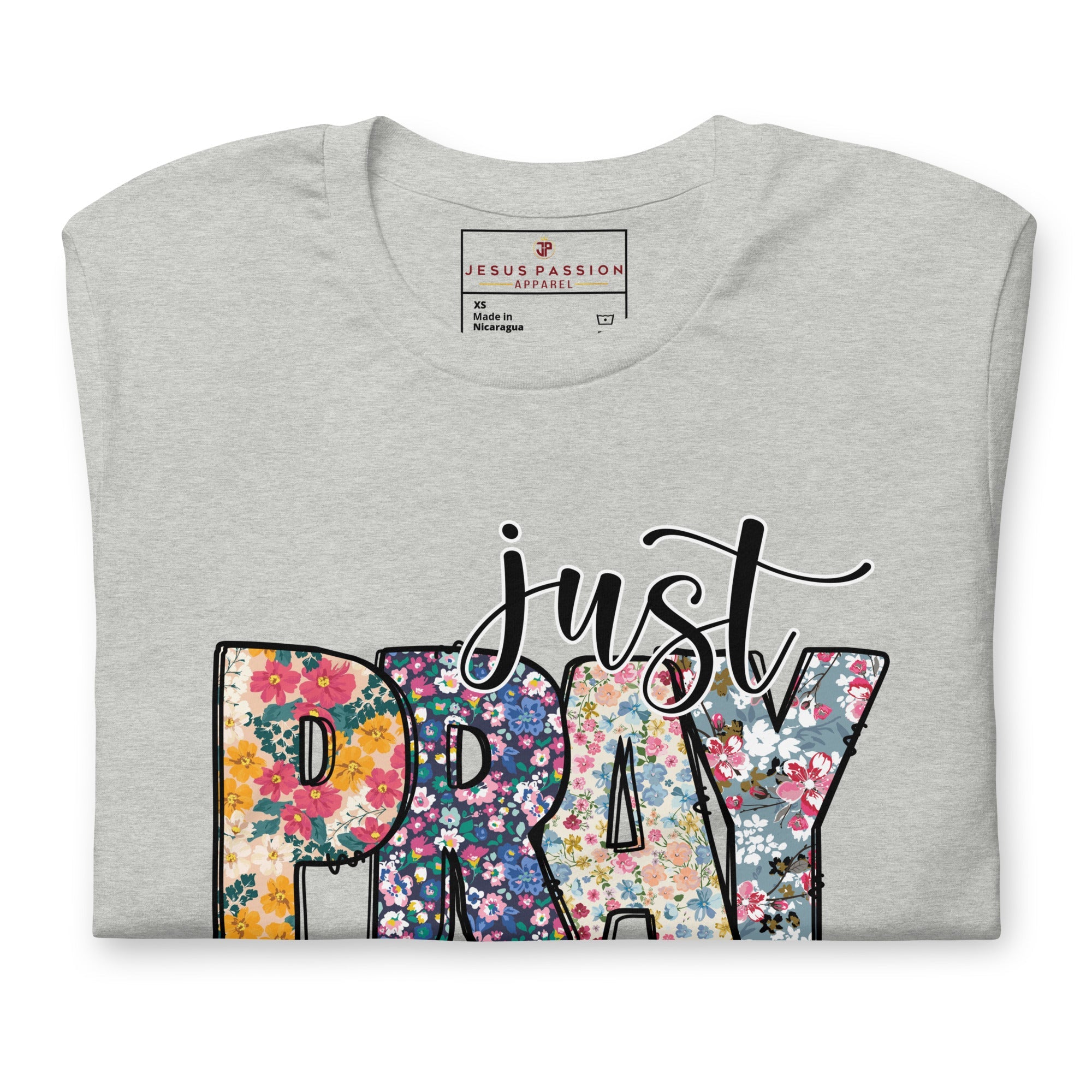 Just Pray Women's Jersey Short Sleeve T-Shirt - Jesus Passion Apparel