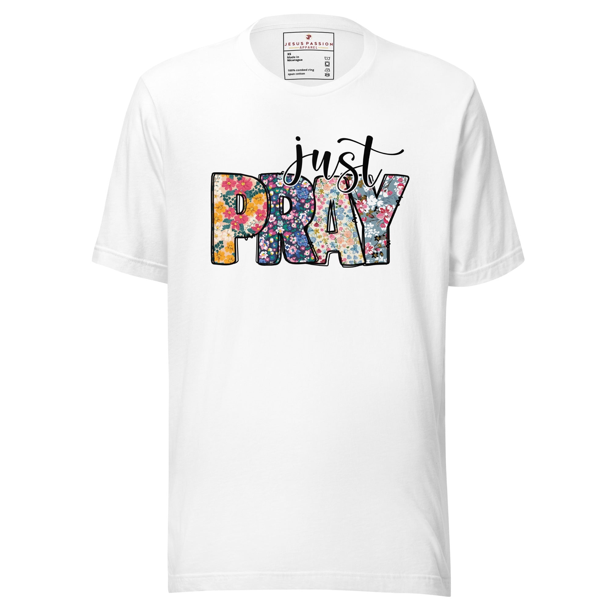 Just Pray Women's Jersey Short Sleeve T-Shirt - Jesus Passion Apparel