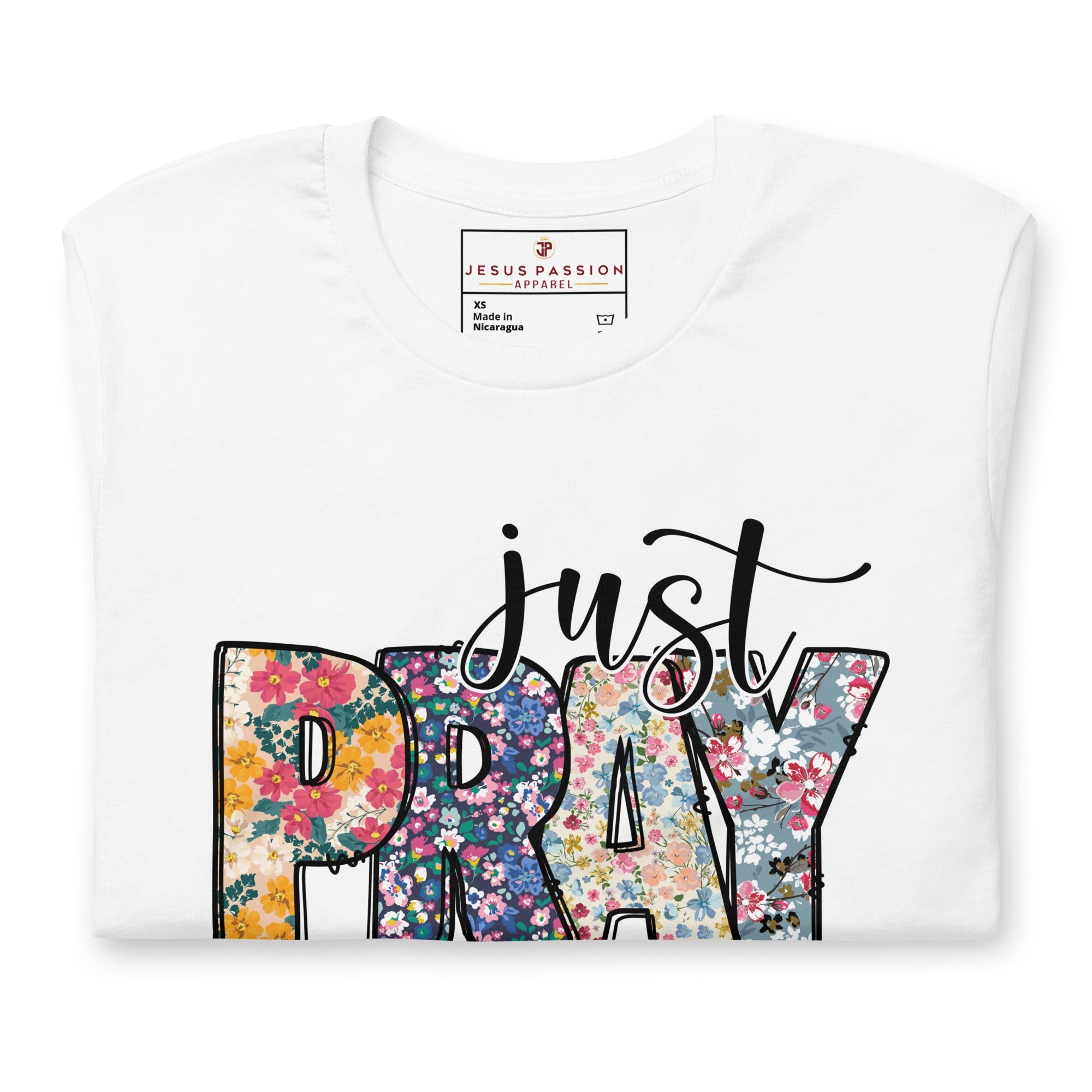 Just Pray Women's Jersey Short Sleeve T-Shirt - Jesus Passion Apparel