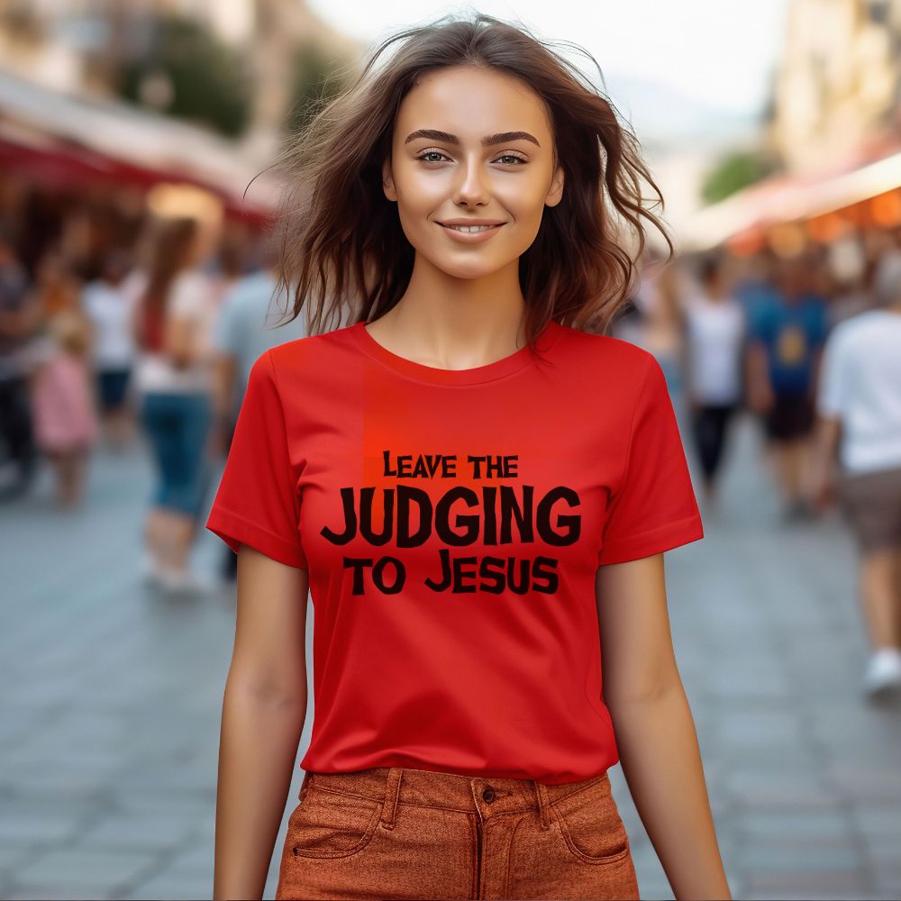 Leave the Judging to Jesus Short Sleeve T-Shirt - Jesus Passion Apparel