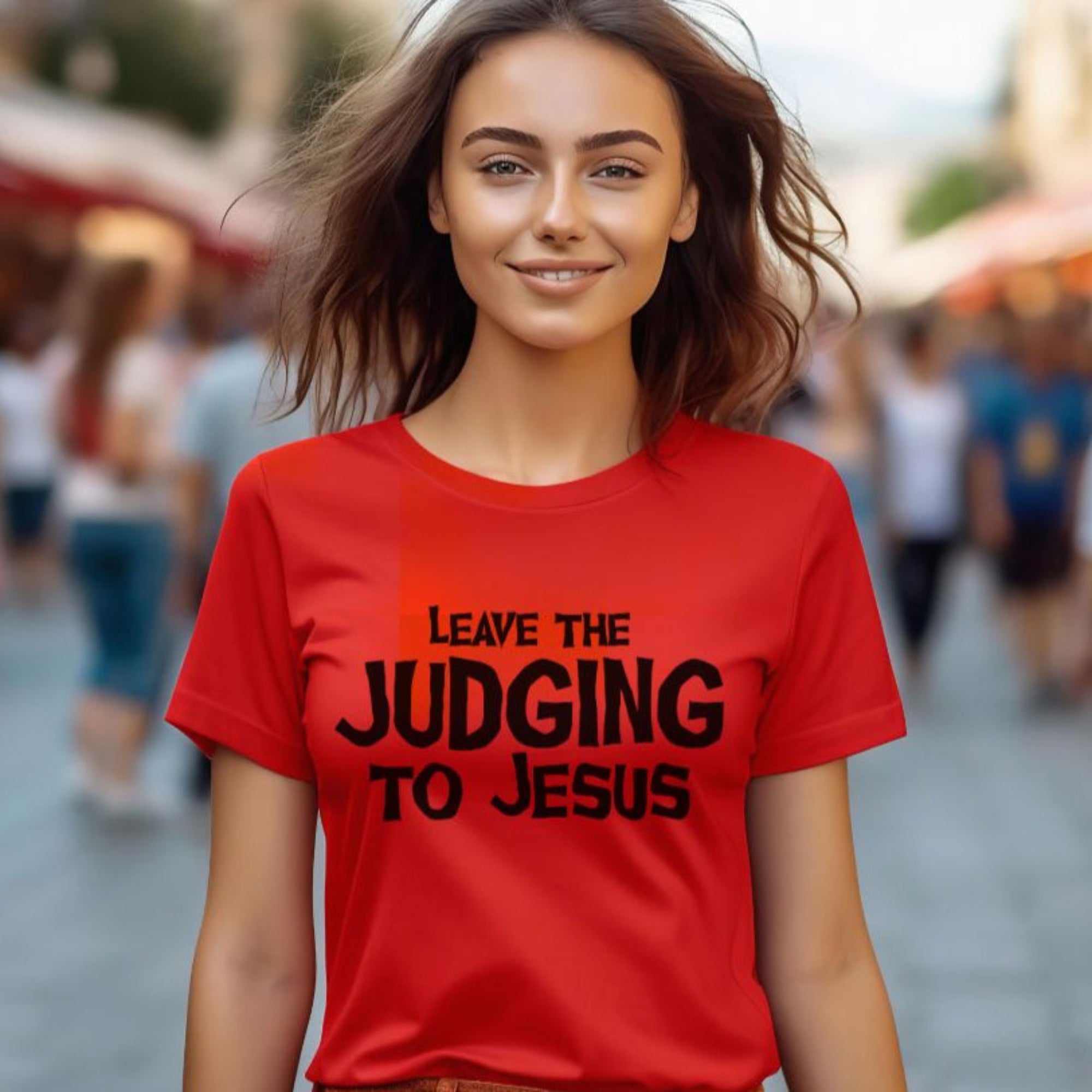 Leave the Judging to Jesus Short Sleeve T-Shirt - Jesus Passion Apparel