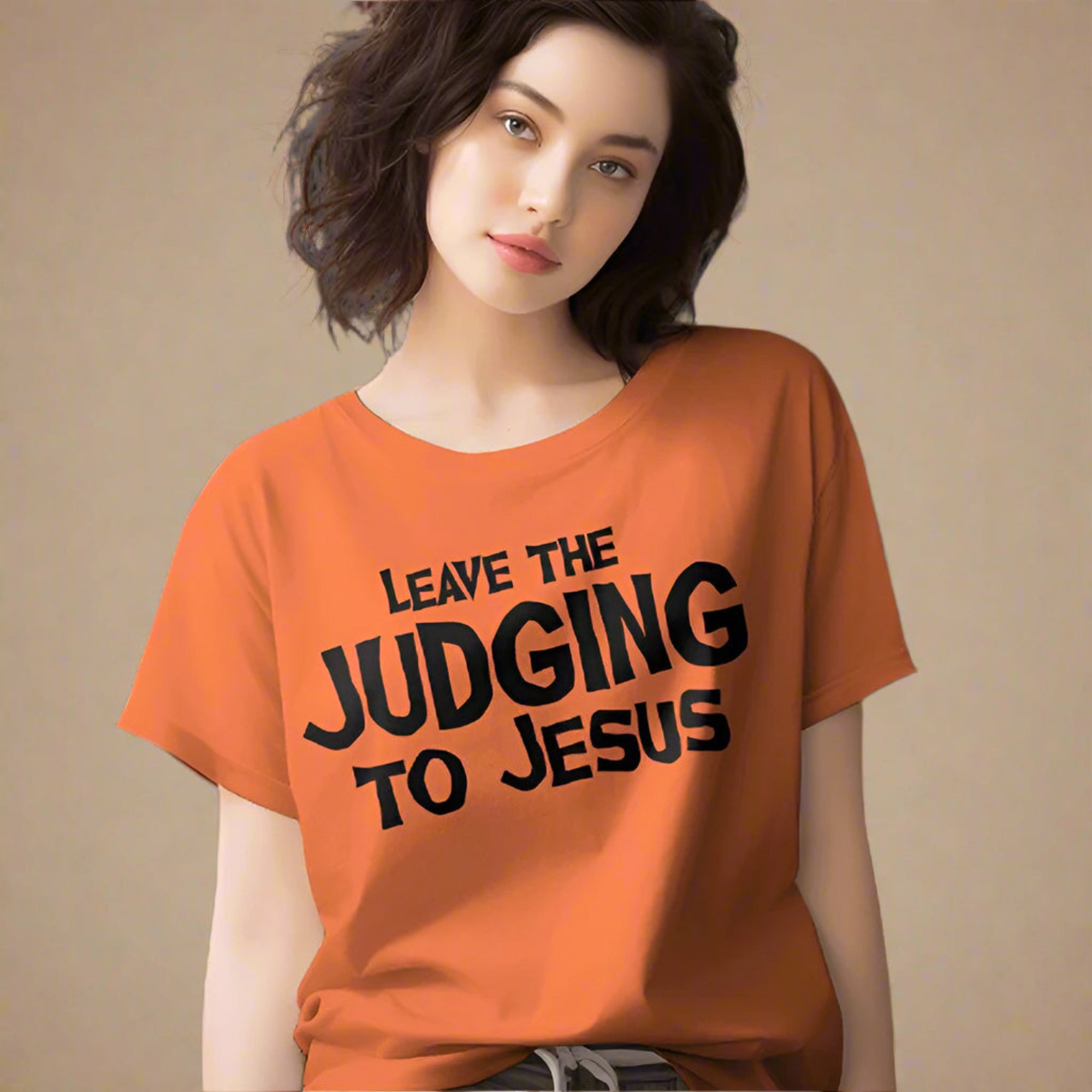 Leave the Judging to Jesus Short Sleeve T-Shirt - Jesus Passion Apparel