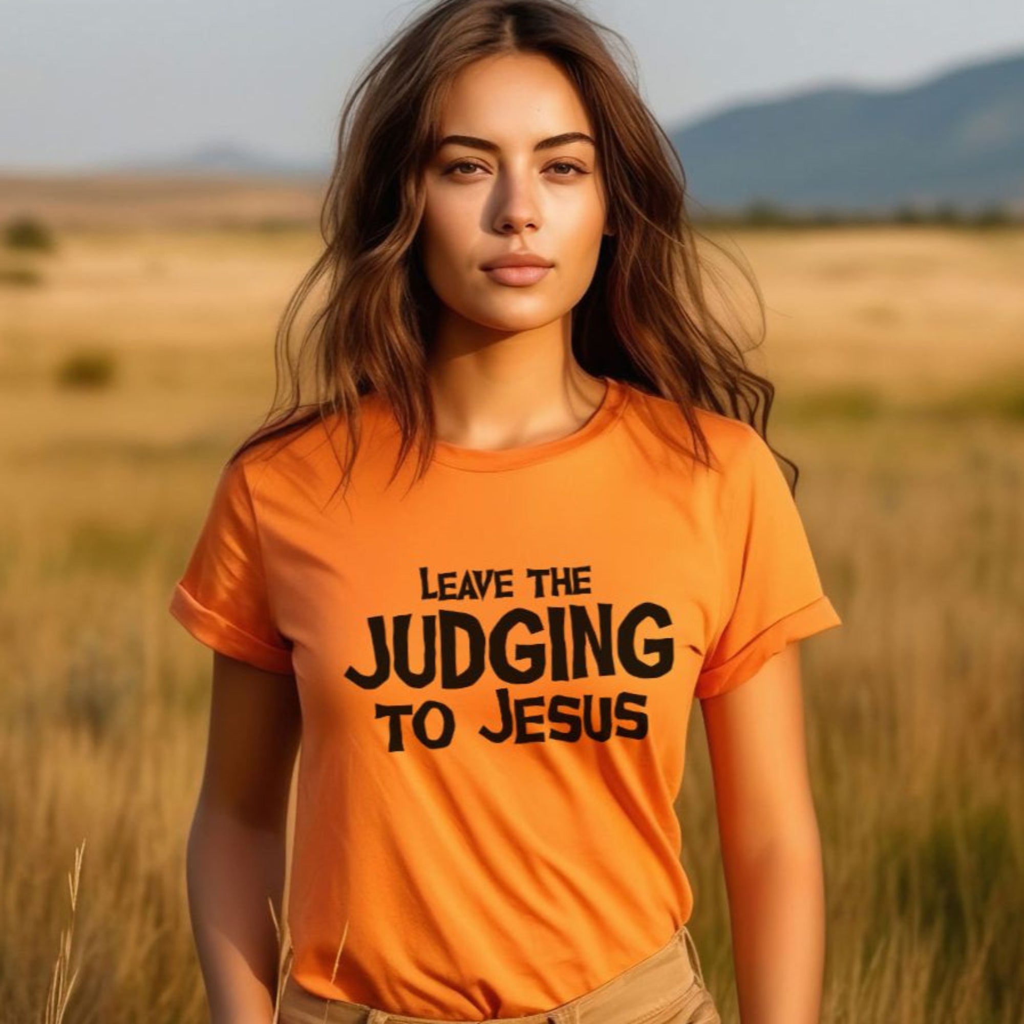 Leave the Judging to Jesus Short Sleeve T-Shirt - Jesus Passion Apparel