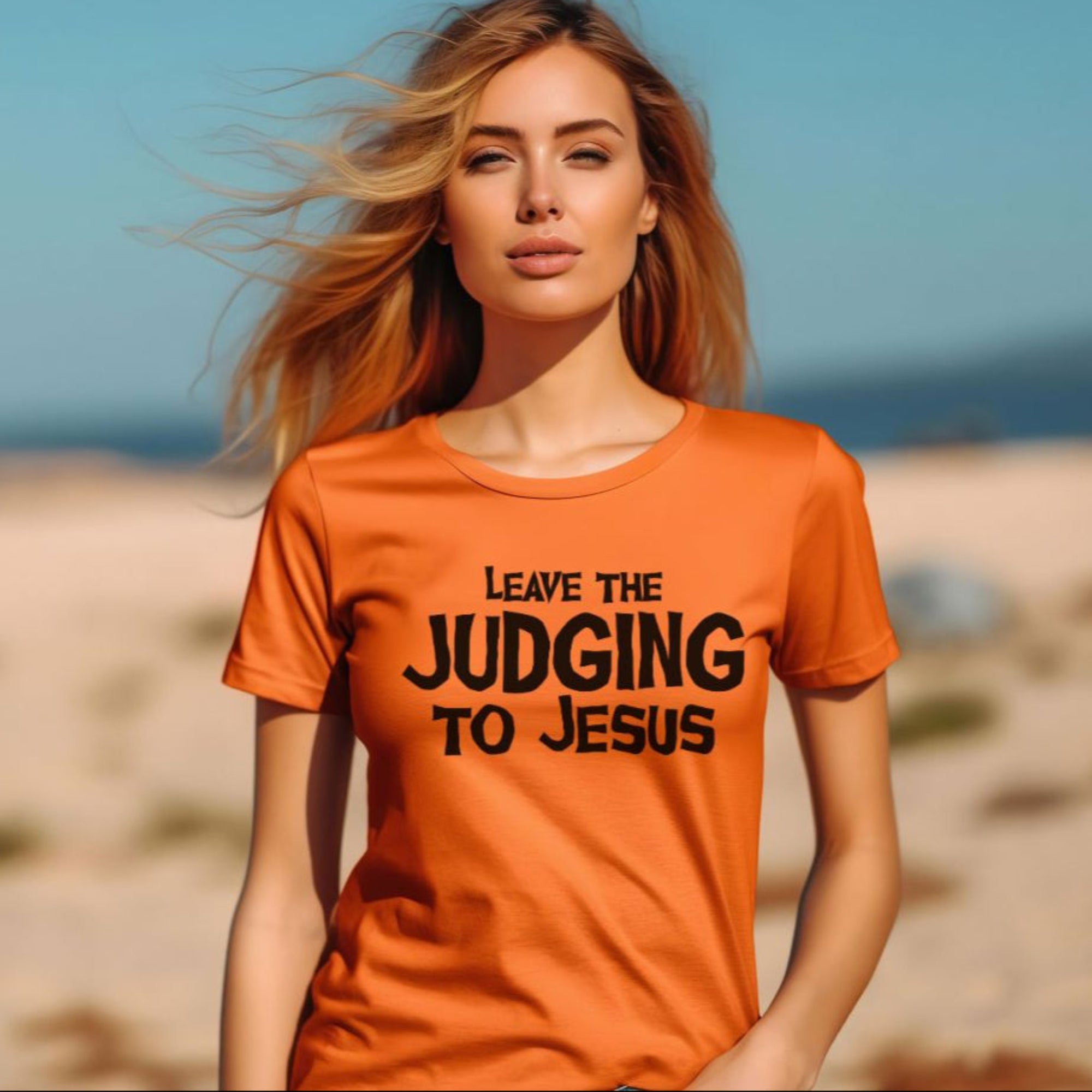 Leave the Judging to Jesus Short Sleeve T-Shirt - Jesus Passion Apparel