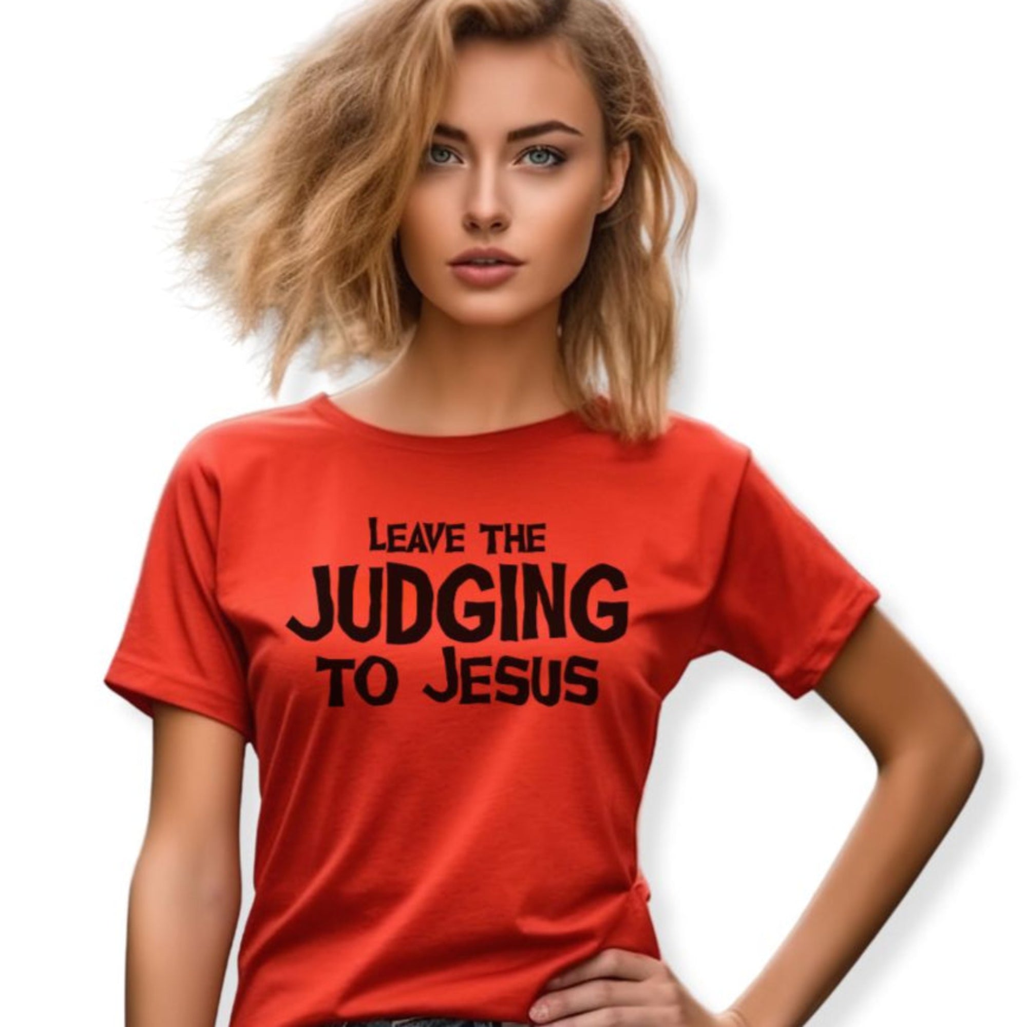 Leave the Judging to Jesus Short Sleeve T-Shirt - Jesus Passion Apparel