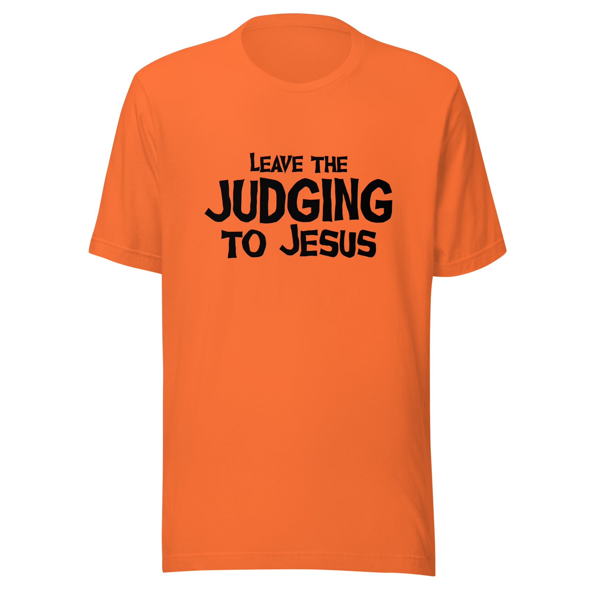 Leave the Judging to Jesus Short Sleeve T-Shirt - Jesus Passion Apparel