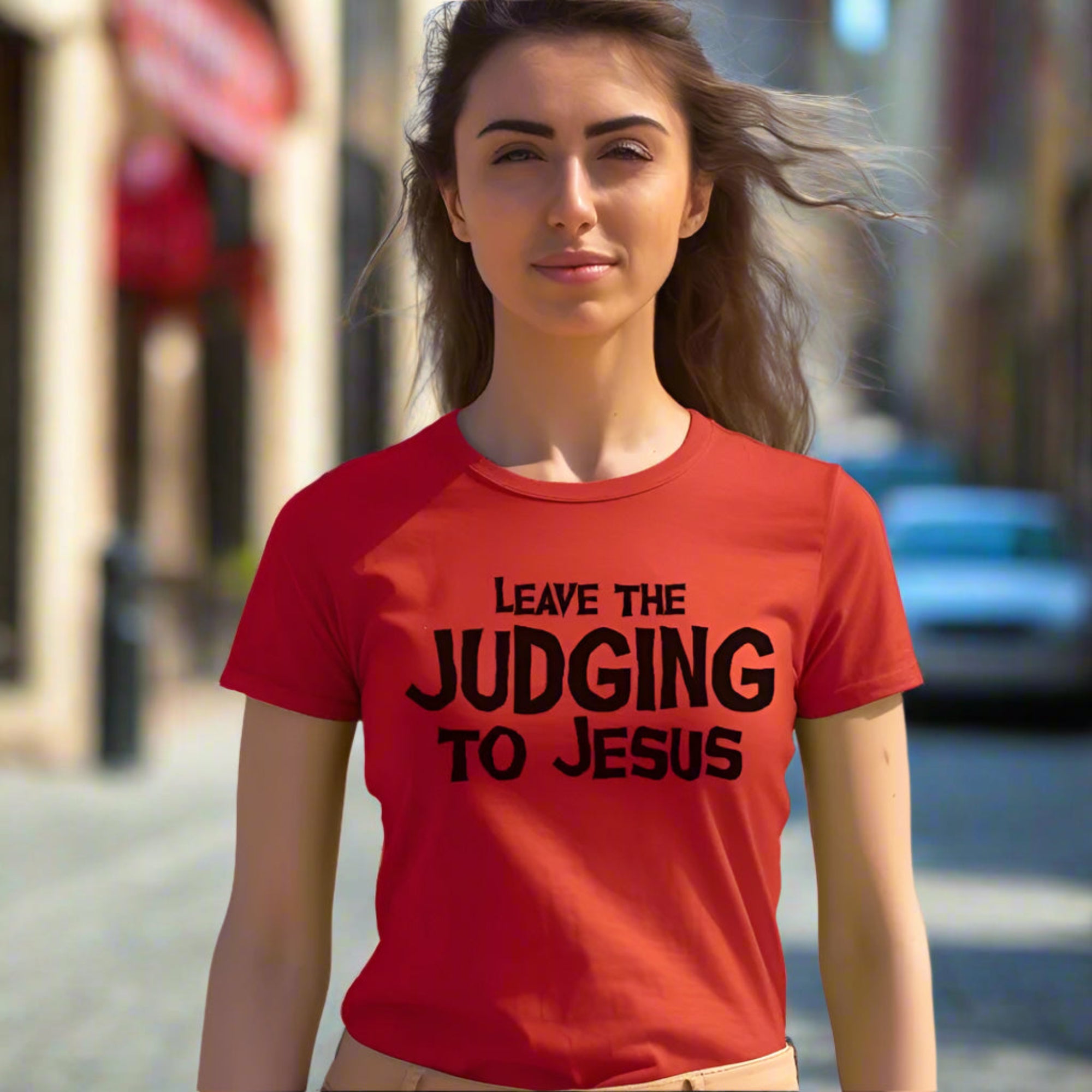 Leave the Judging to Jesus Short Sleeve T-Shirt - Jesus Passion Apparel