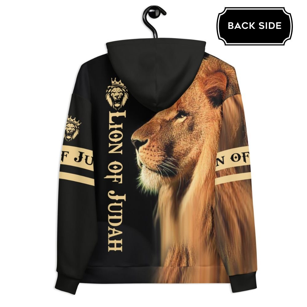 Lion of Judah Fleece Unisex Hoodie - Jesus Passion Apparel