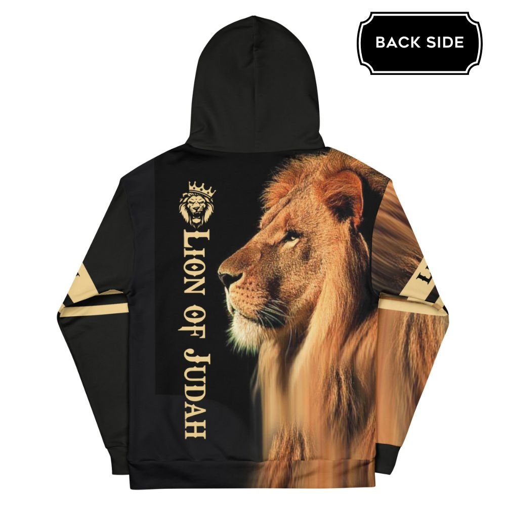 Lion of Judah Fleece Unisex Hoodie - Jesus Passion Apparel