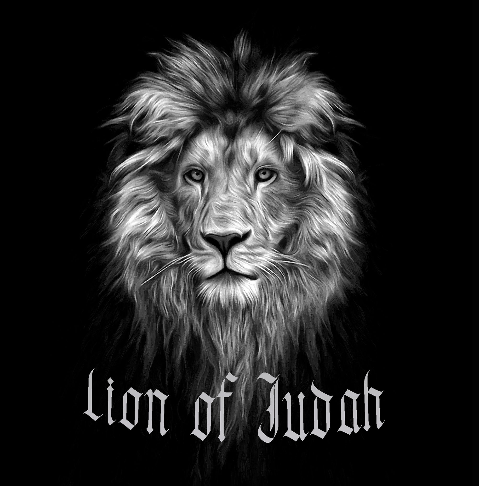 Lion of Judah Men's Black Bomber Jacket - Jesus Passion Apparel