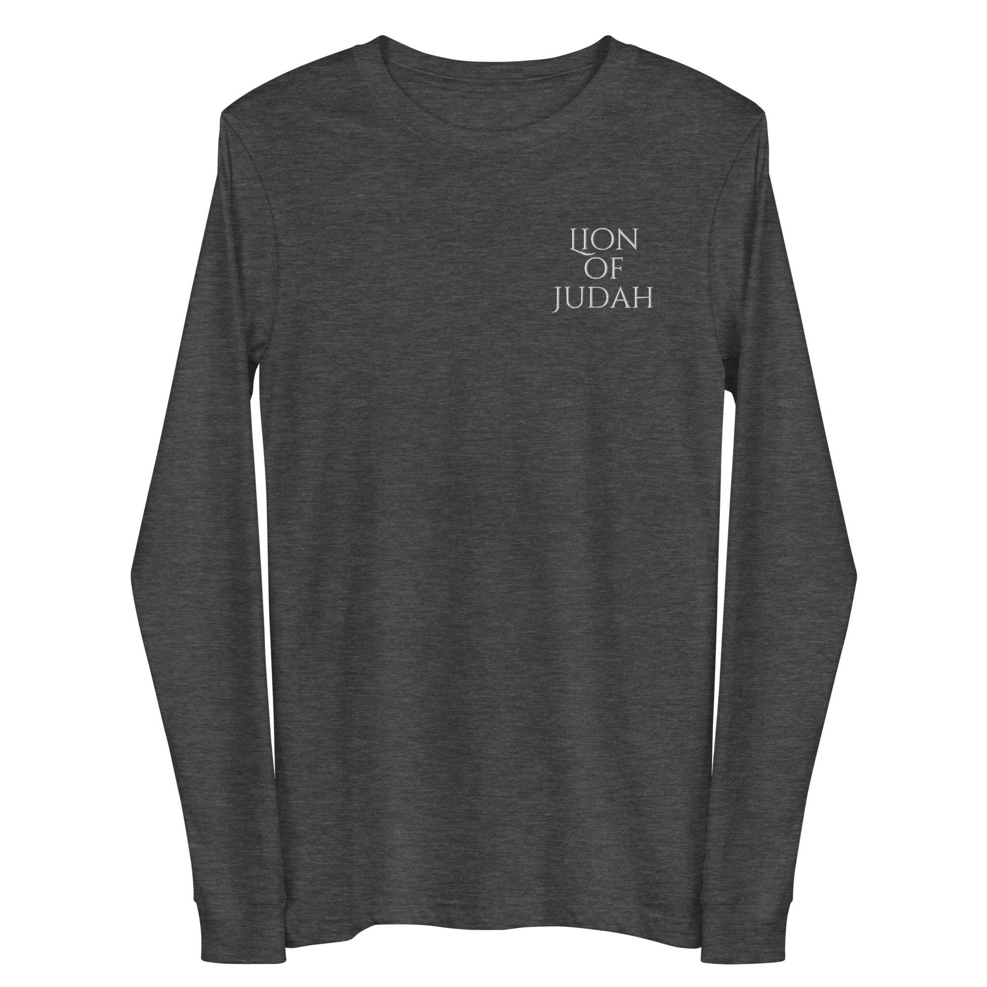 Lion of Judah Men's Unisex Long Sleeve Tee - Jesus Passion Apparel