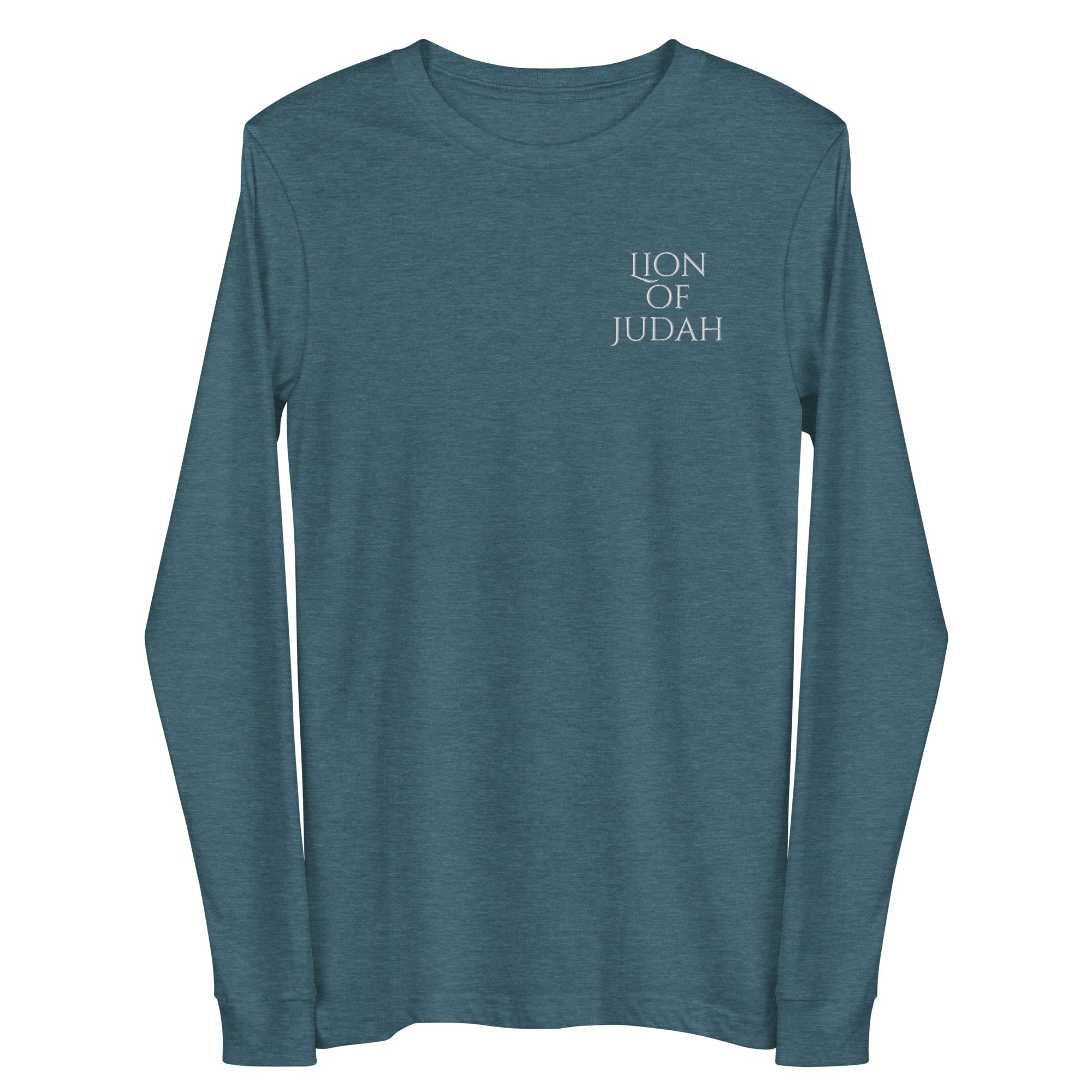 Lion of Judah Men's Unisex Long Sleeve Tee - Jesus Passion Apparel