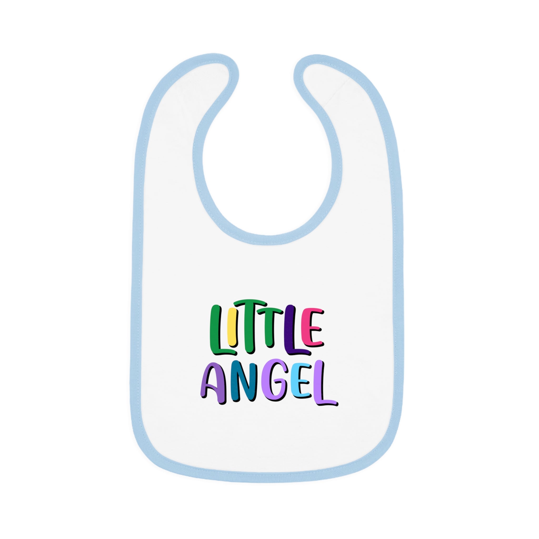 Little Angel - Colorful Baby Jersey Bib - Jesus Passion Apparel