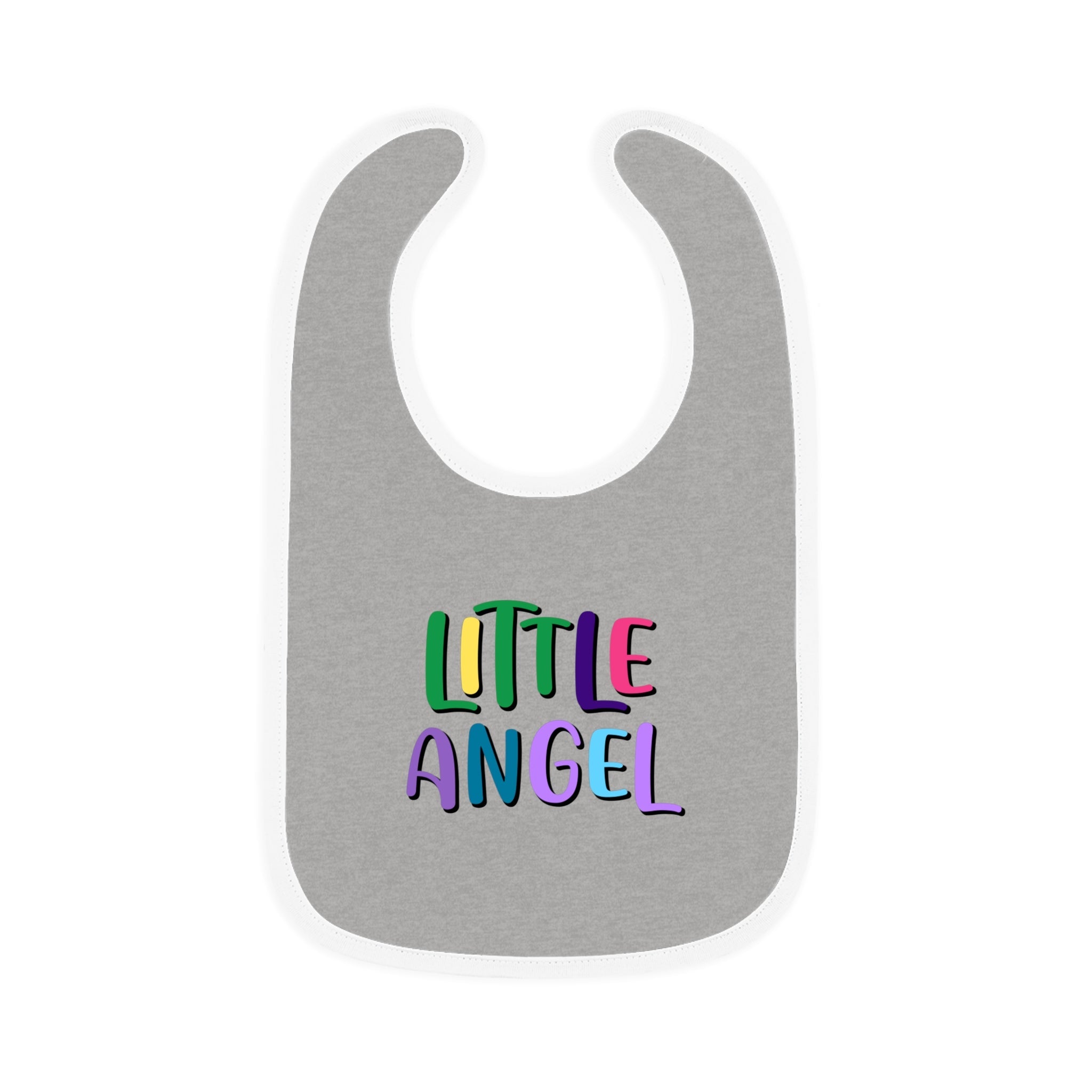 Little Angel - Colorful Baby Jersey Bib - Jesus Passion Apparel