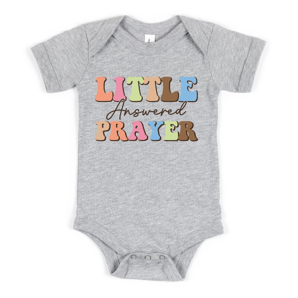 Little Answered Prayer Baby Bodysuit - Jesus Passion Apparel