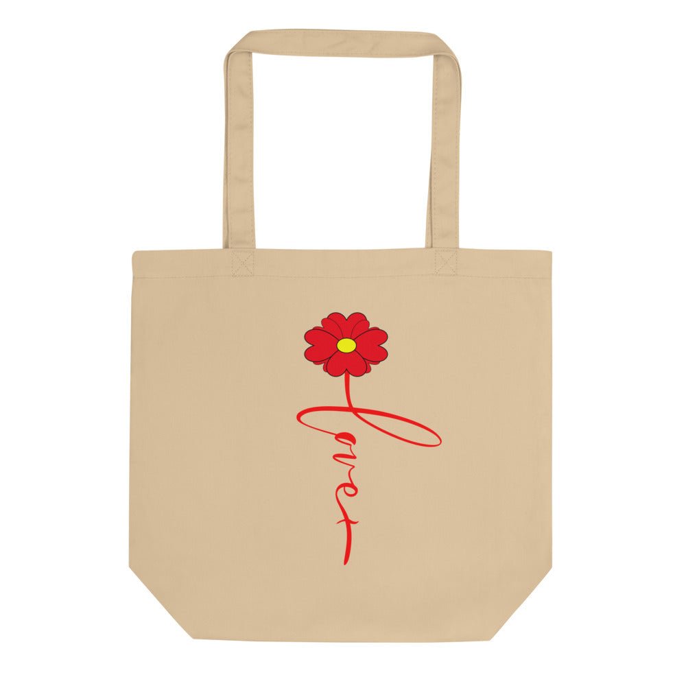 Love Flower Tote - Jesus Passion Apparel