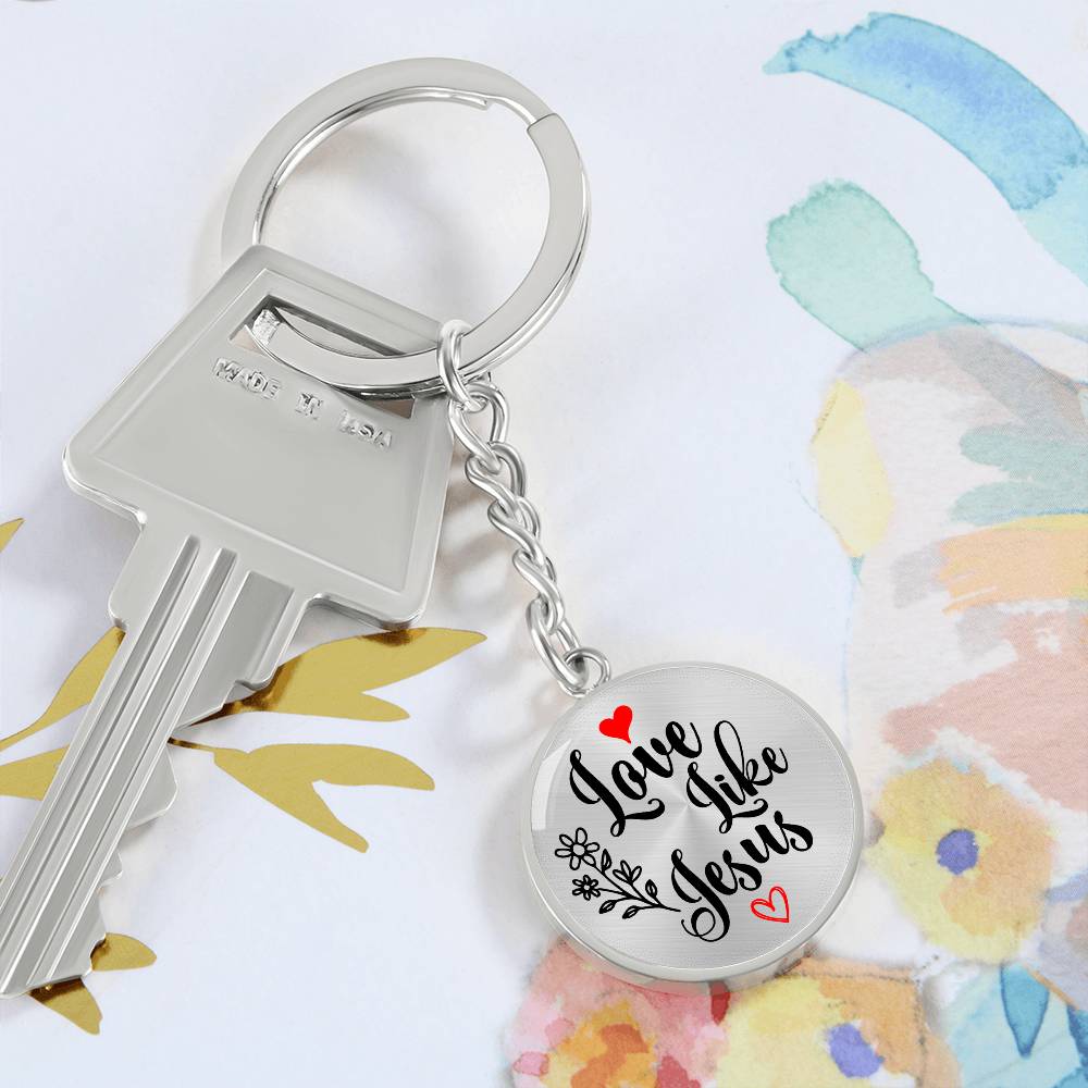 Love Like Jesus Inspirational Keychain - Jesus Passion Apparel