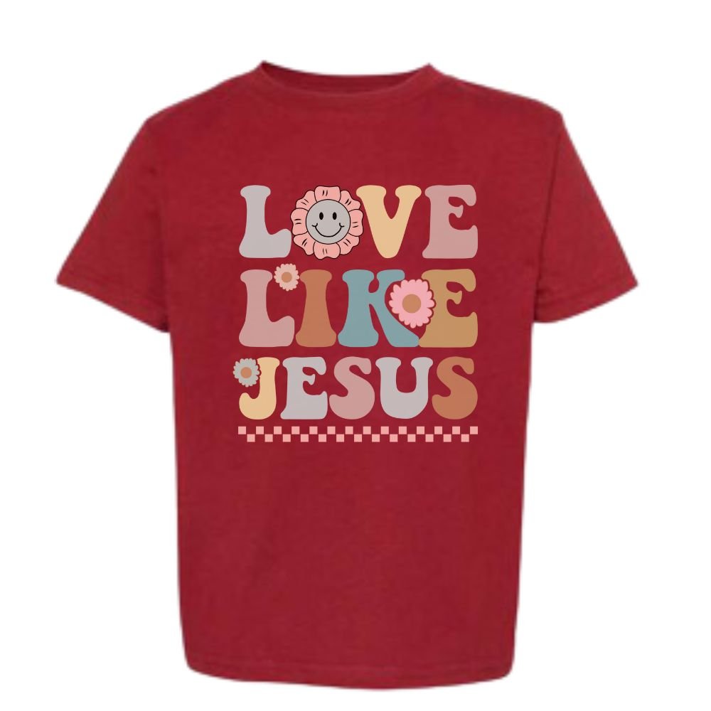 Love Like Jesus Toddler's Fine Jersey Tee - Jesus Passion Apparel