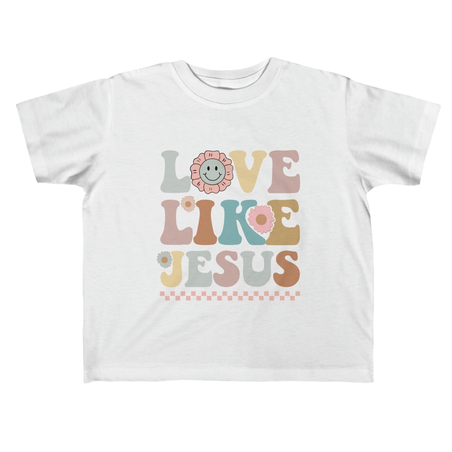 Love Like Jesus Toddler's Fine Jersey Tee - Jesus Passion Apparel