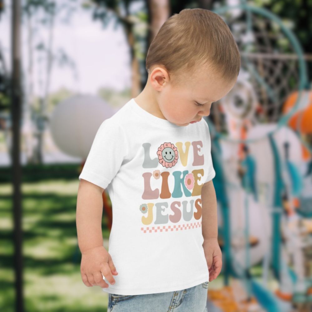 Love Like Jesus Toddler's Fine Jersey Tee - Jesus Passion Apparel