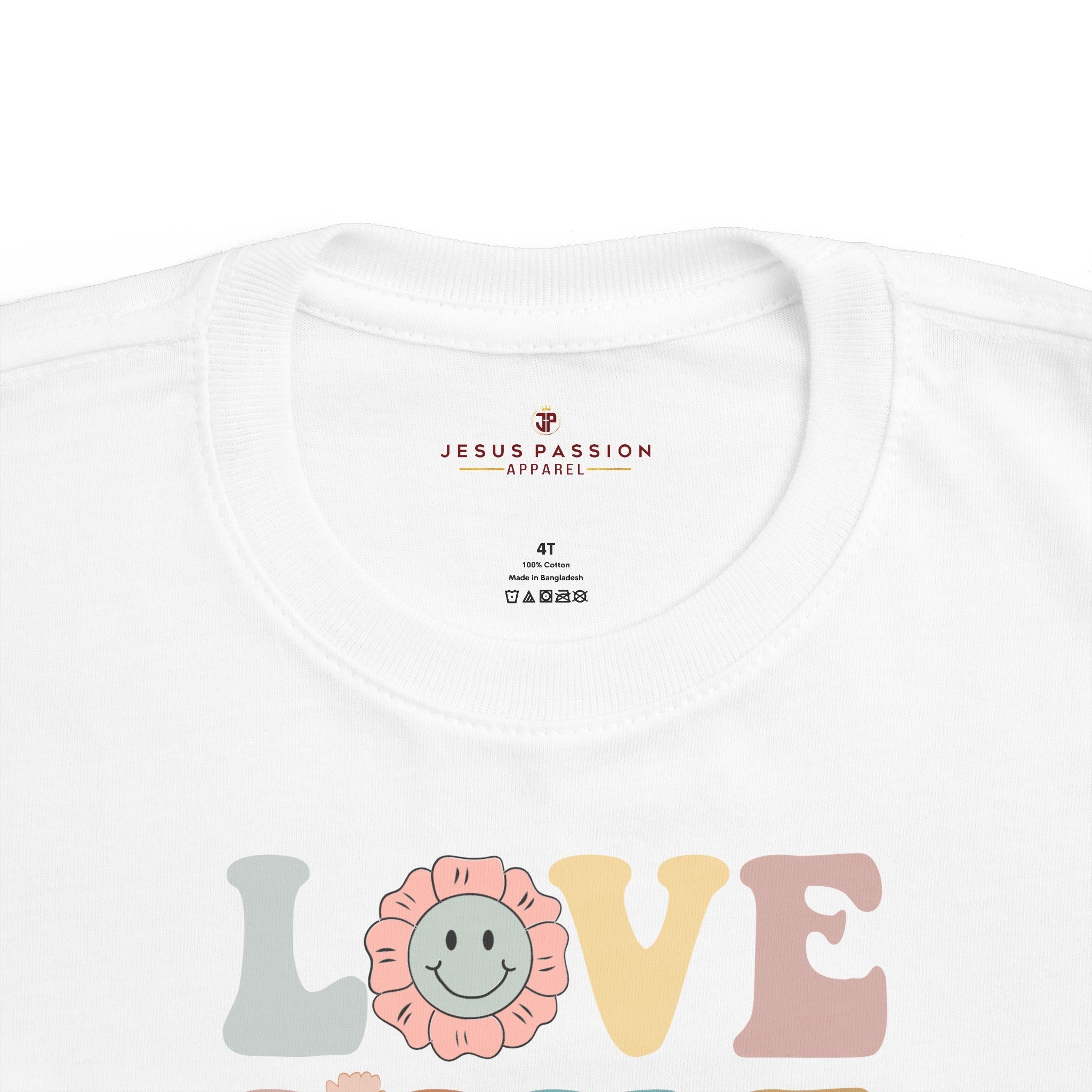 Love Like Jesus Toddler's Fine Jersey Tee - Jesus Passion Apparel