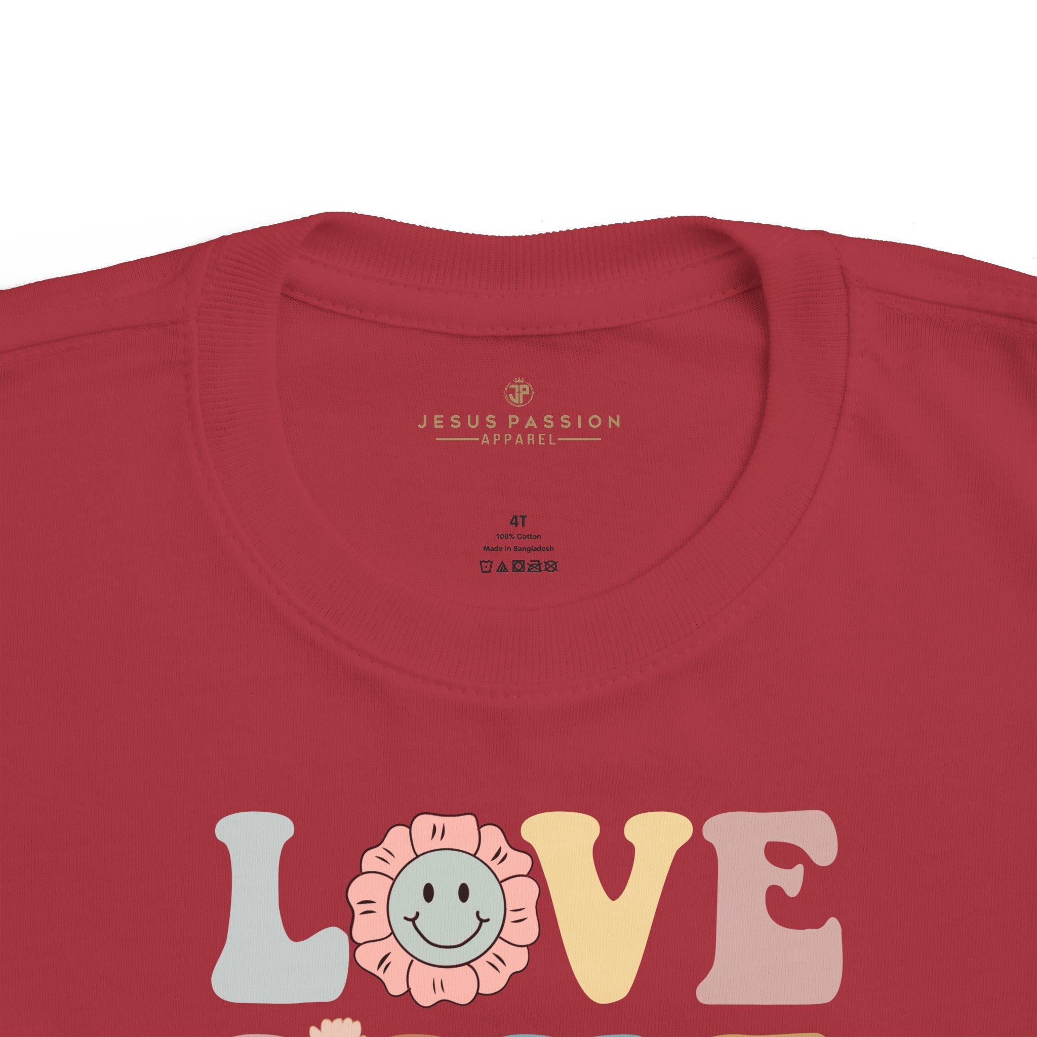 Love Like Jesus Toddler's Fine Jersey Tee - Jesus Passion Apparel