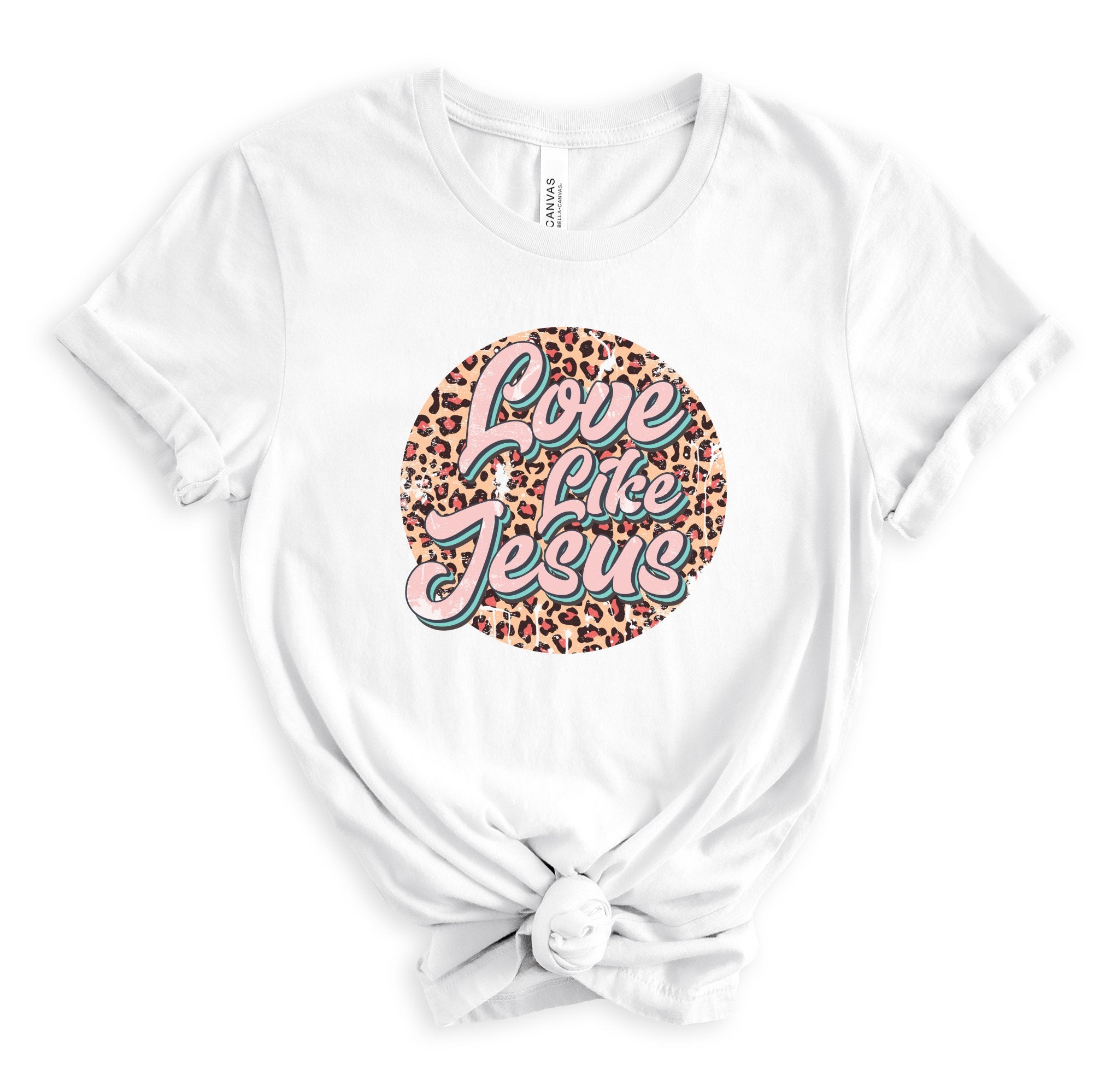 Love Like Jesus Unisex Jersey Short Sleeve Tee - White - Jesus Passion Apparel