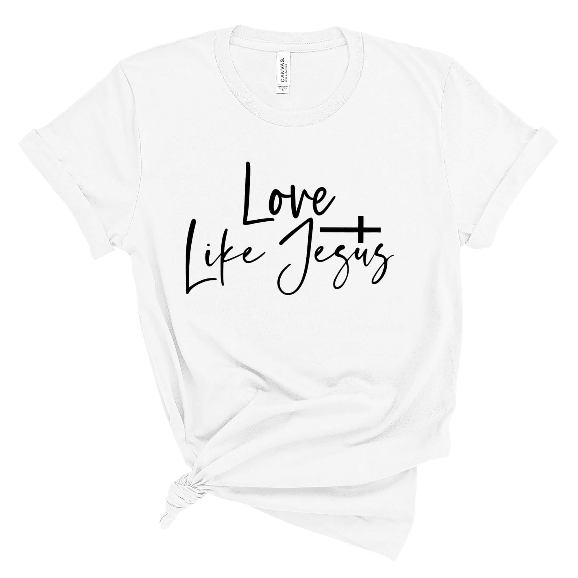 Love Like Jesus Women's Short Sleeve Tee - Jesus Passion Apparel