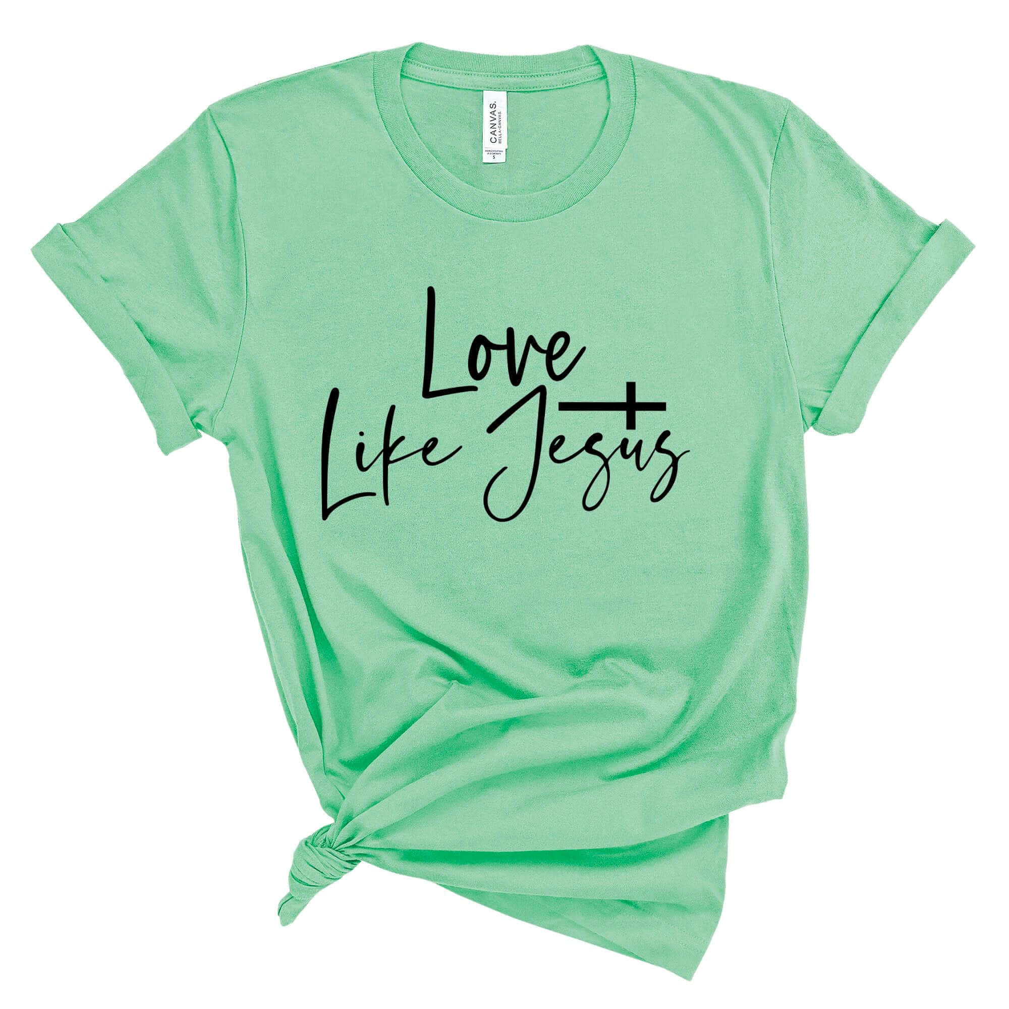 Love Like Jesus Women's Short Sleeve Tee - Jesus Passion Apparel