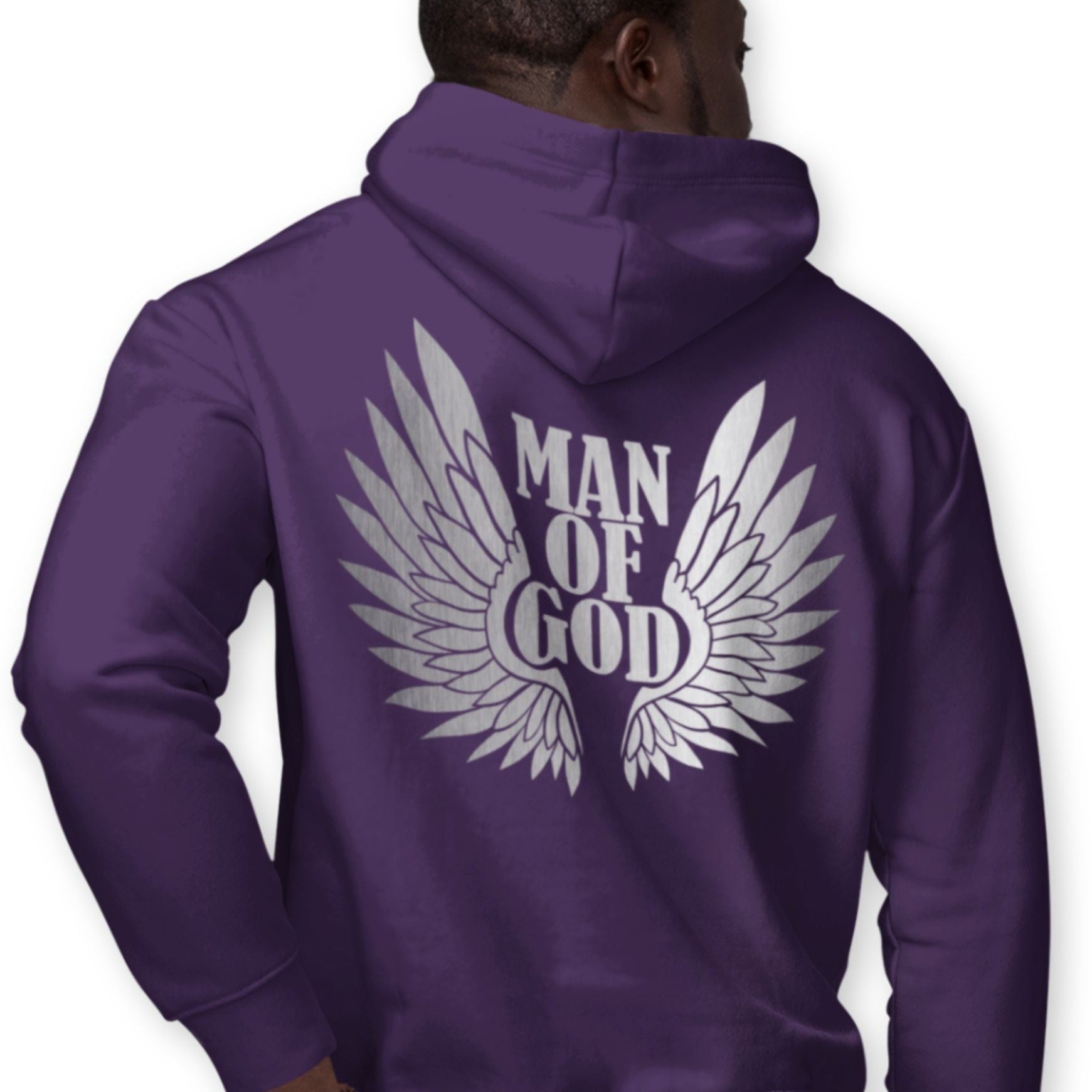 Man of God Men's Heavy Blend™ Hoodie - Jesus Passion Apparel