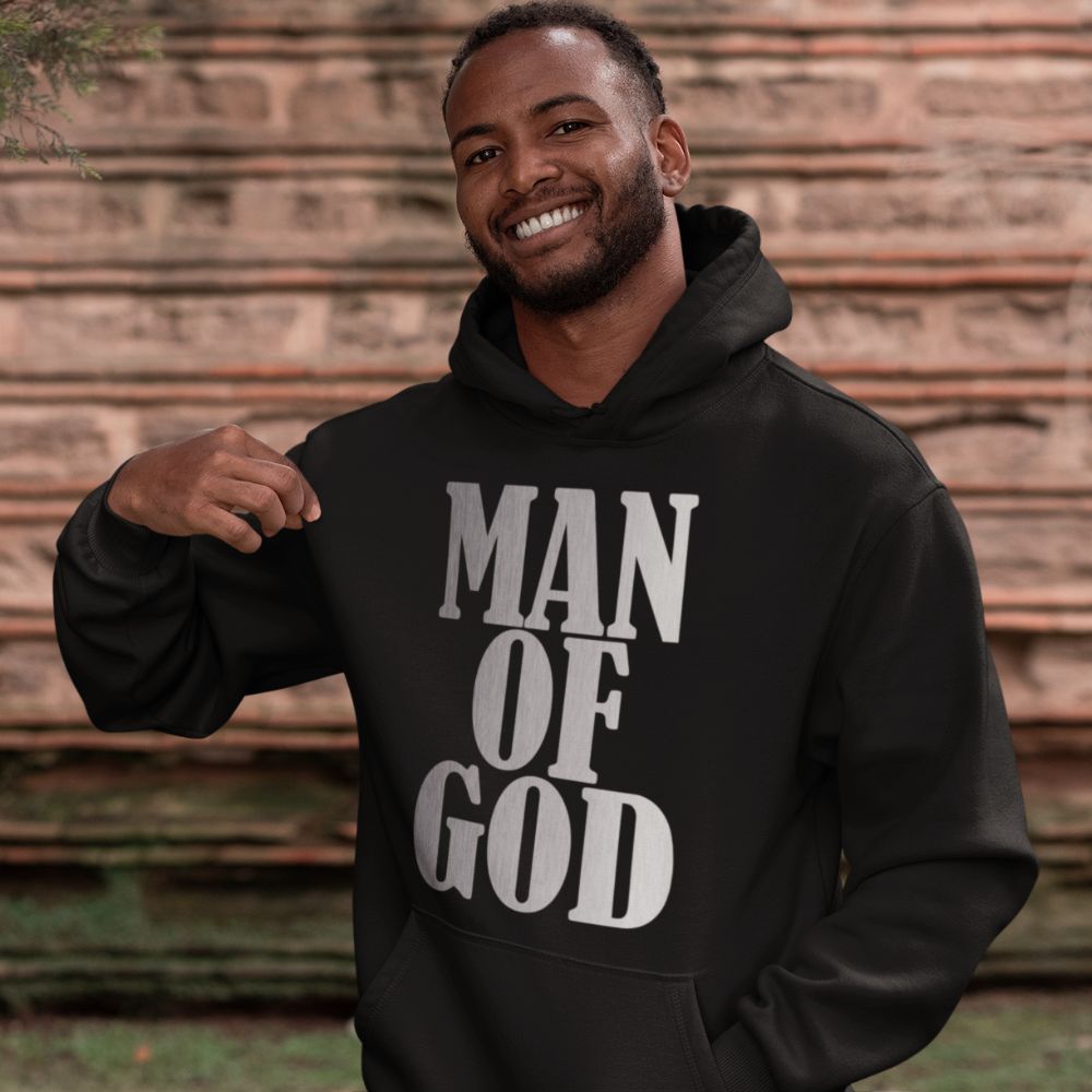 Man of God Men's Heavy Blend™ Hoodie - Jesus Passion Apparel