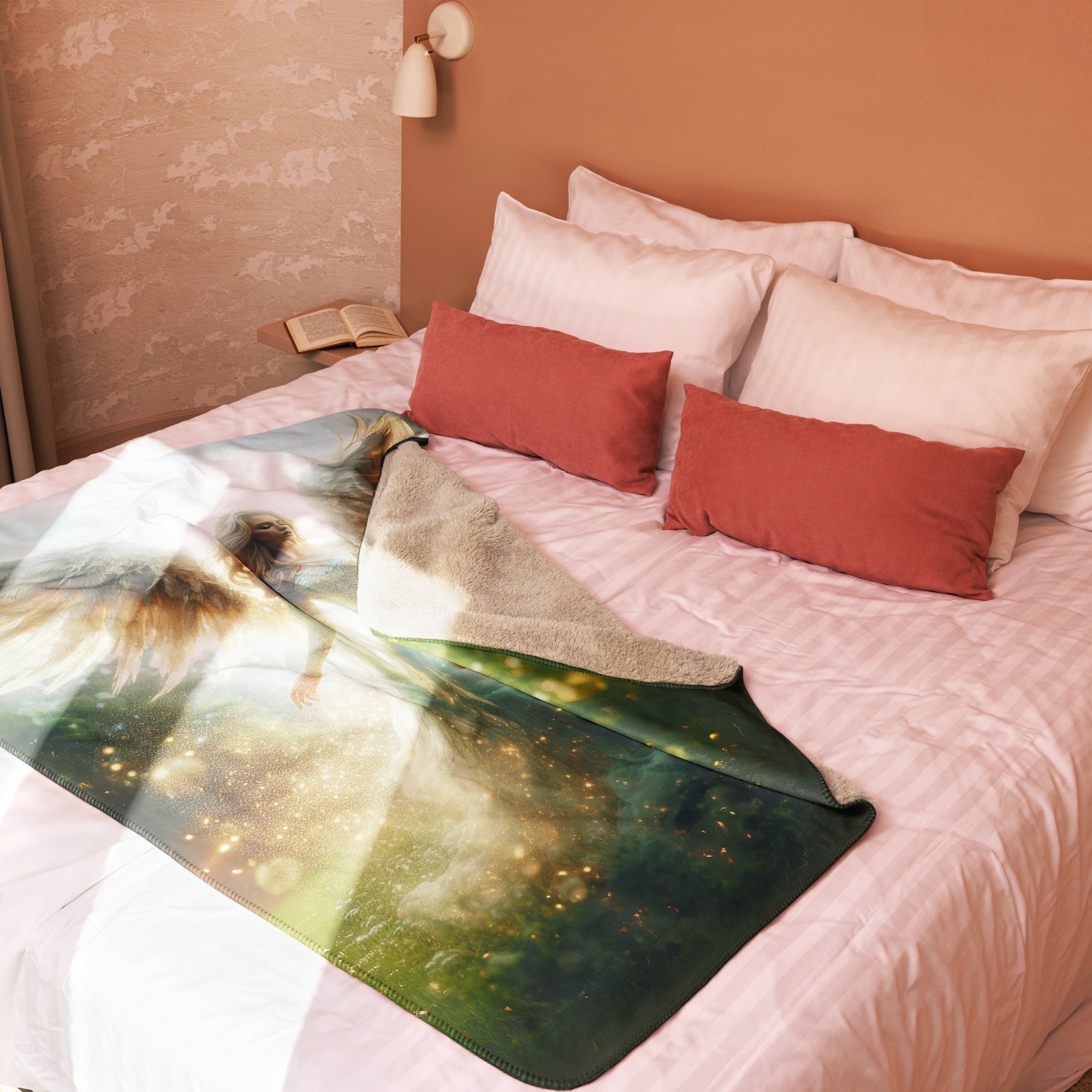 Meadow Angel Sherpa Blanket - Jesus Passion Apparel