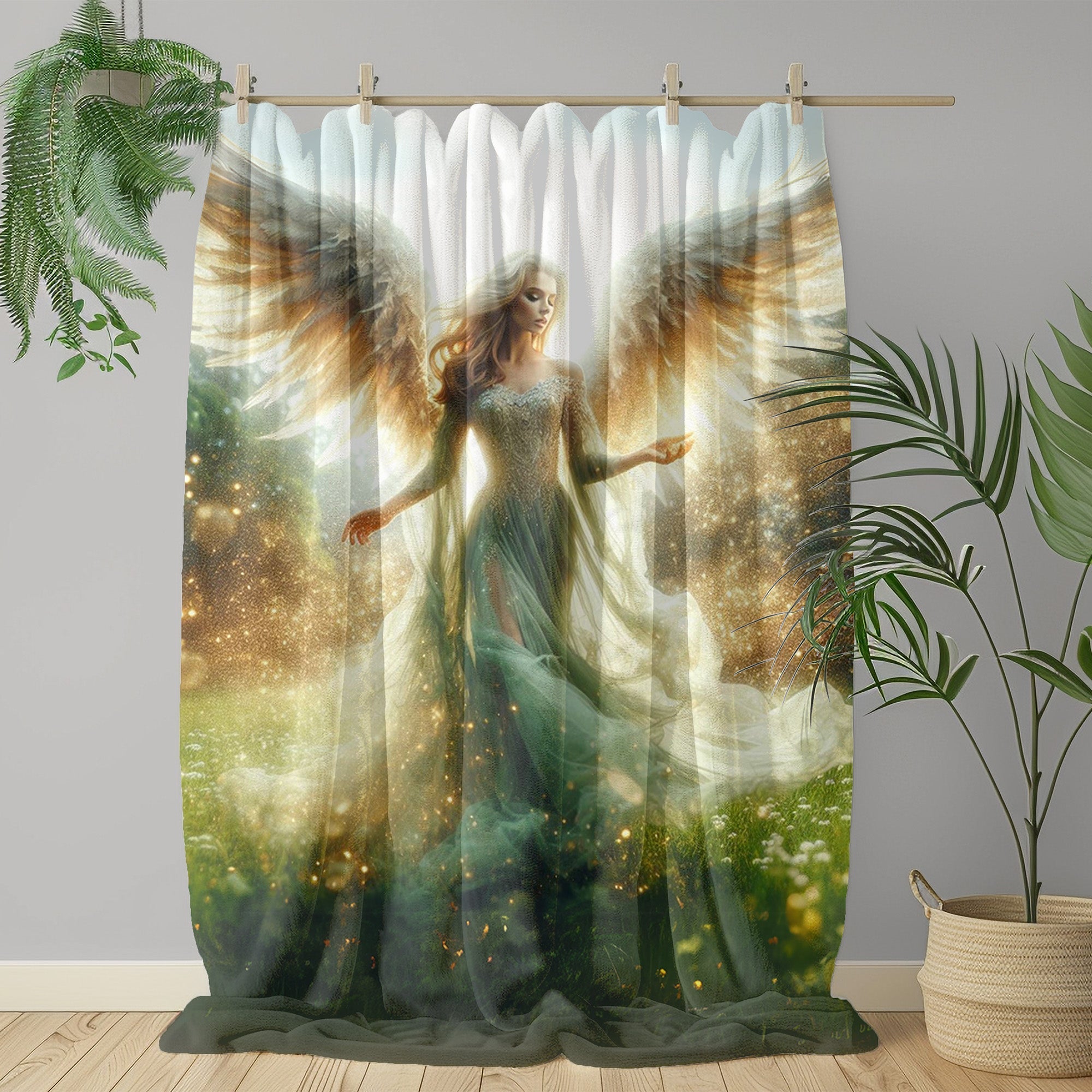 Meadow Angel Sherpa Blanket - Jesus Passion Apparel