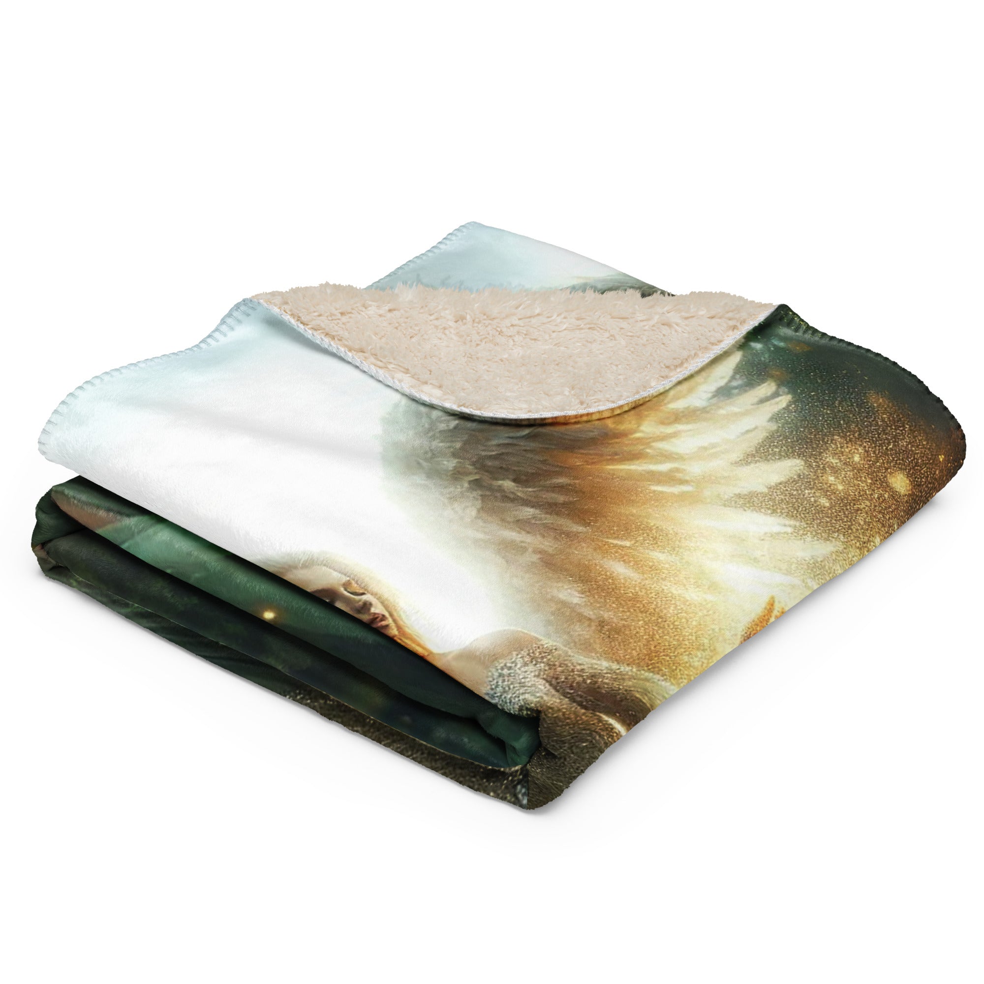 Meadow Angel Sherpa Blanket - Jesus Passion Apparel