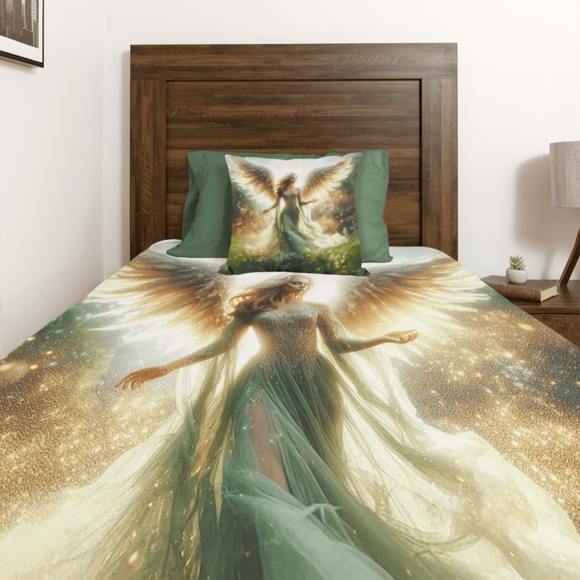 Meadow Angel Throw Blanket - Jesus Passion Apparel