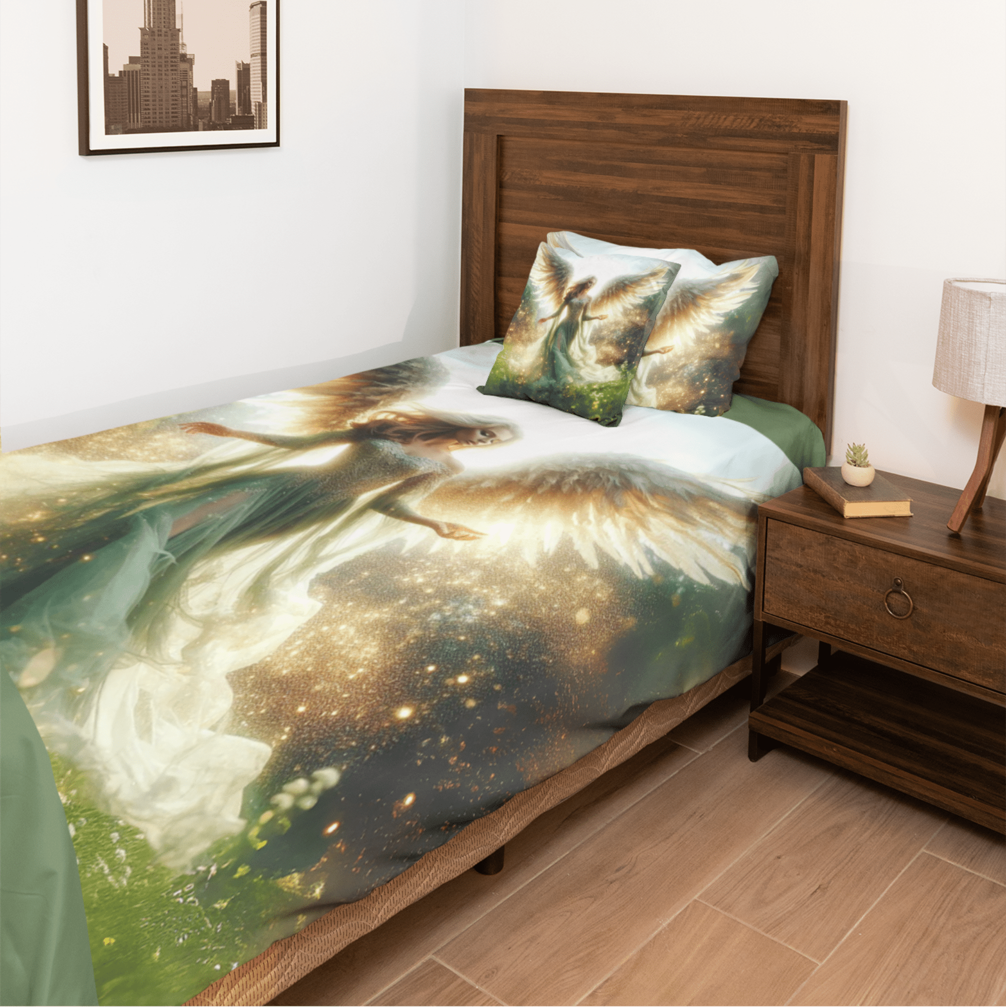 Meadow Angel Throw Blanket - Jesus Passion Apparel