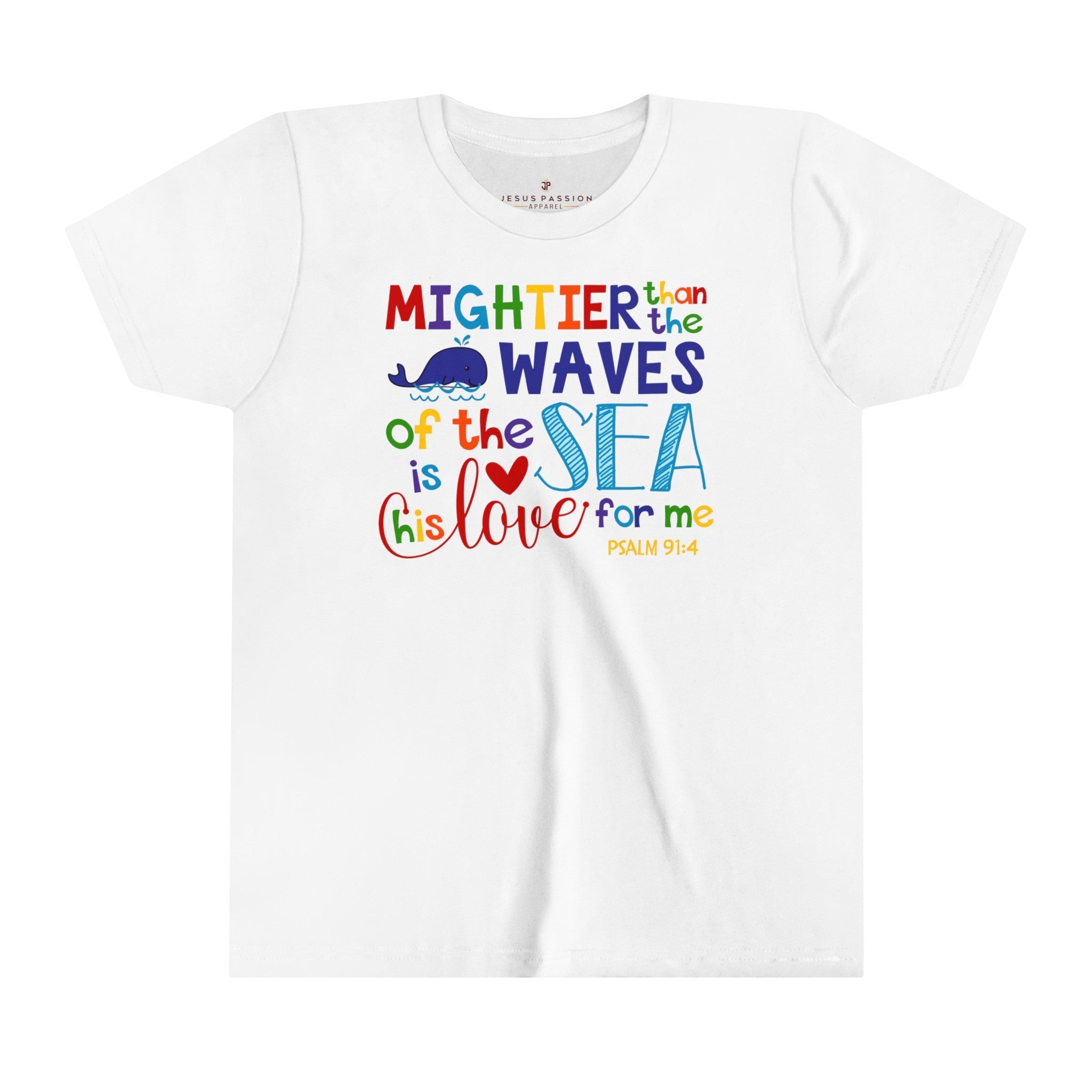 Mightier Than the Waves Youth Relaxed - Fit T-Shirt - Jesus Passion Apparel