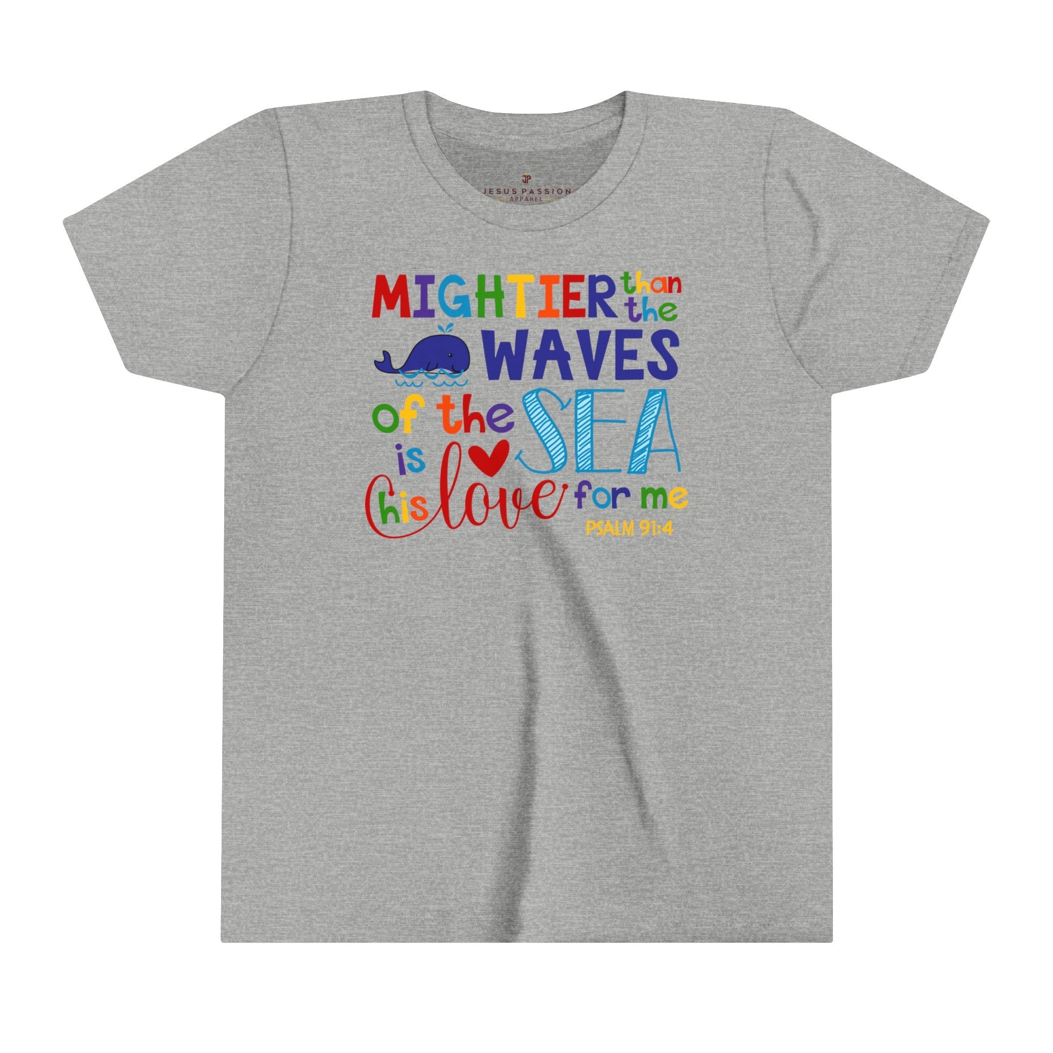 Mightier Than the Waves Youth Relaxed - Fit T-Shirt - Jesus Passion Apparel