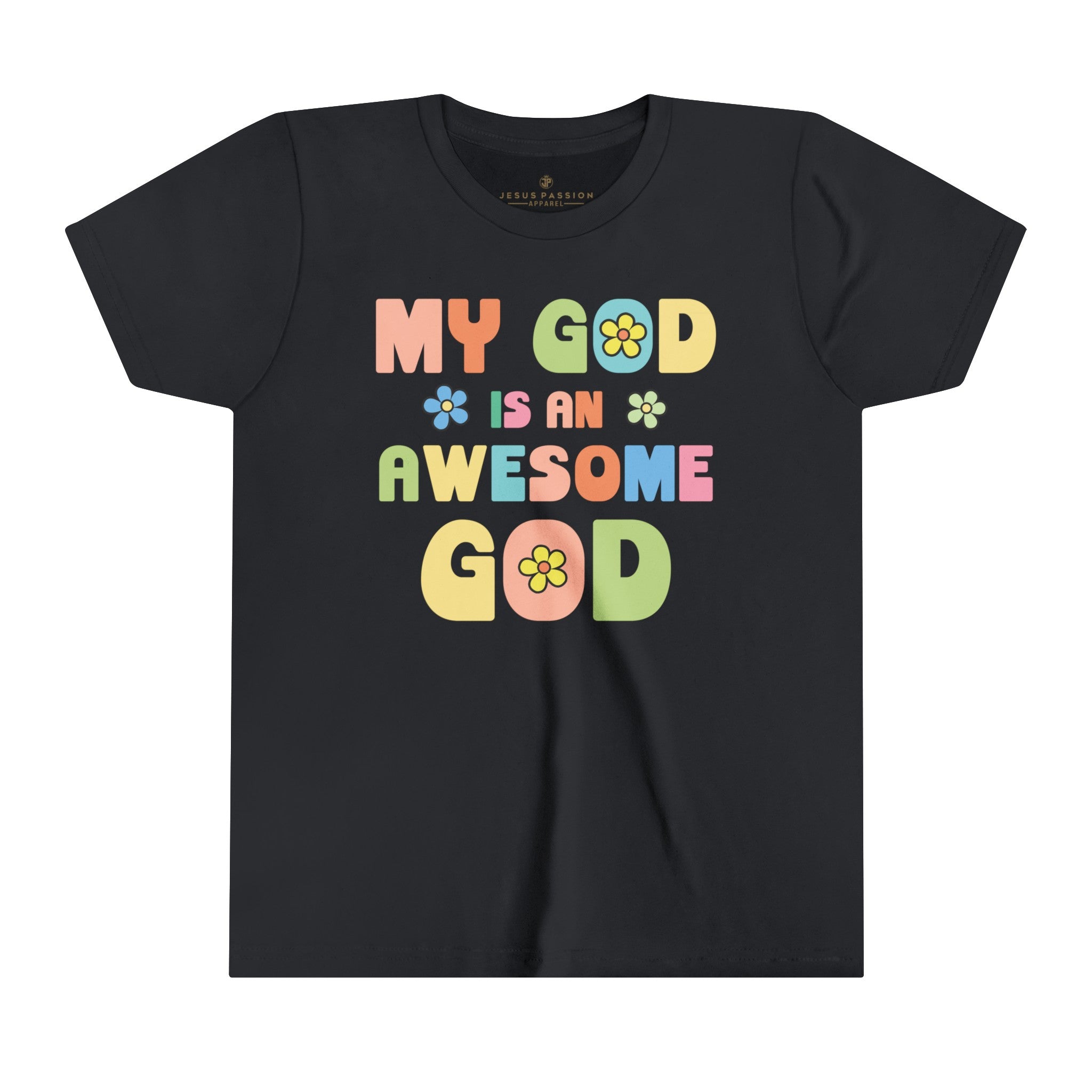 My God Awesome God Youth Relaxed - Fit T-Shirt - Jesus Passion Apparel