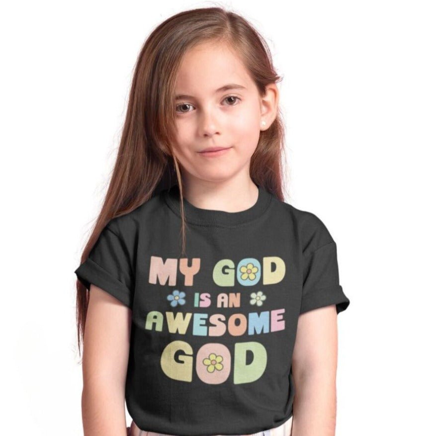 My God Awesome God Youth Relaxed - Fit T-Shirt - Jesus Passion Apparel