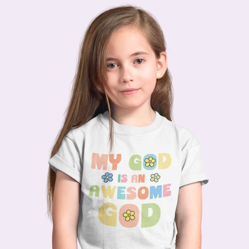 My God Awesome God Youth Relaxed - Fit T-Shirt - Jesus Passion Apparel