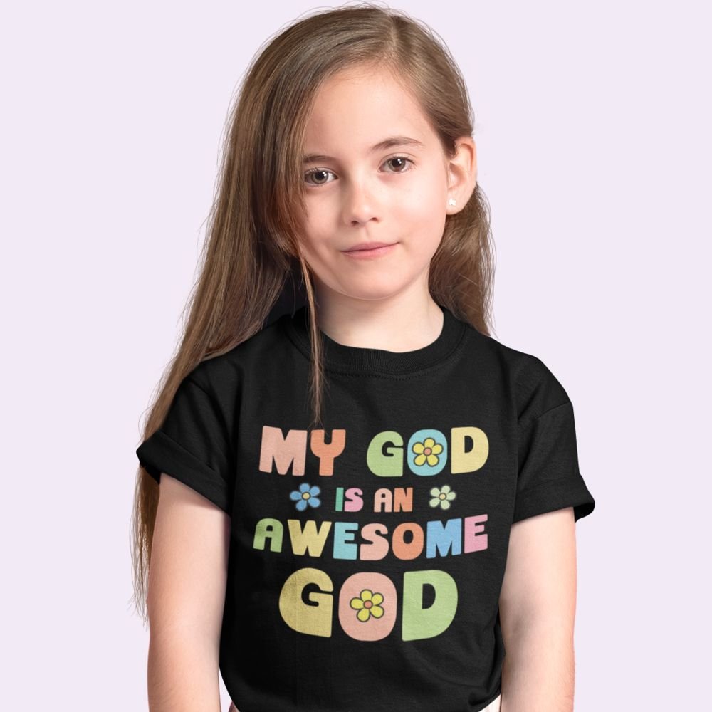 My God Awesome God Youth Relaxed - Fit T-Shirt - Jesus Passion Apparel