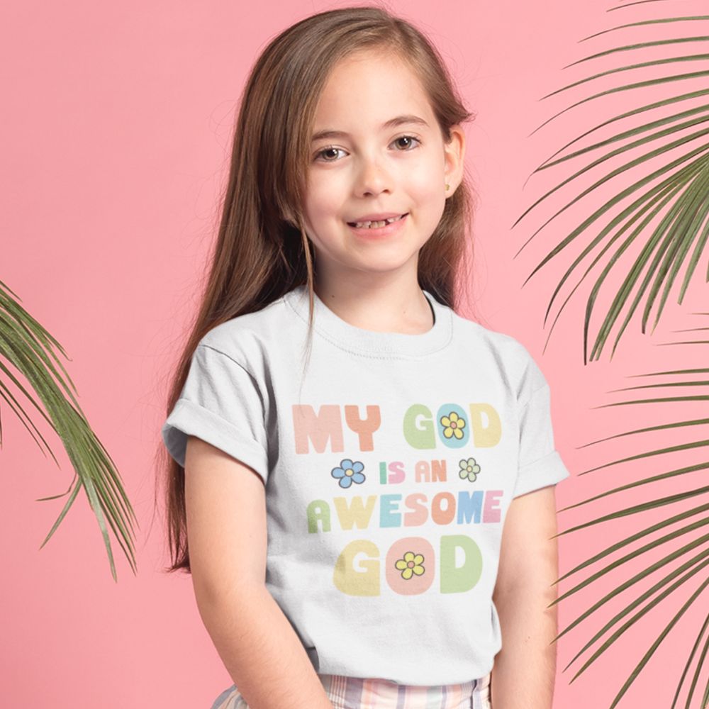 My God Awesome God Youth Relaxed - Fit T-Shirt - Jesus Passion Apparel