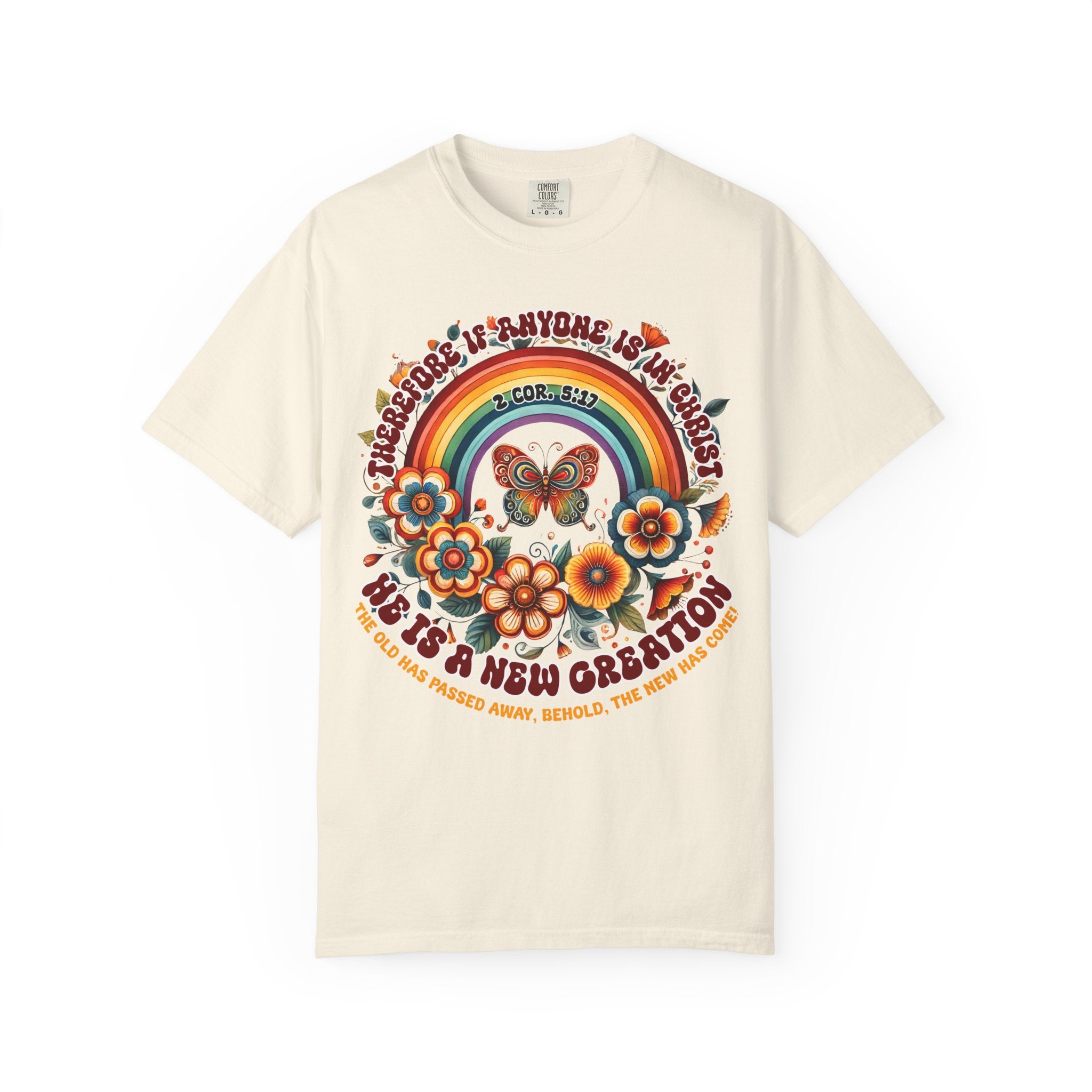 new creation women tshirt Ivory 
jesus passion apparel