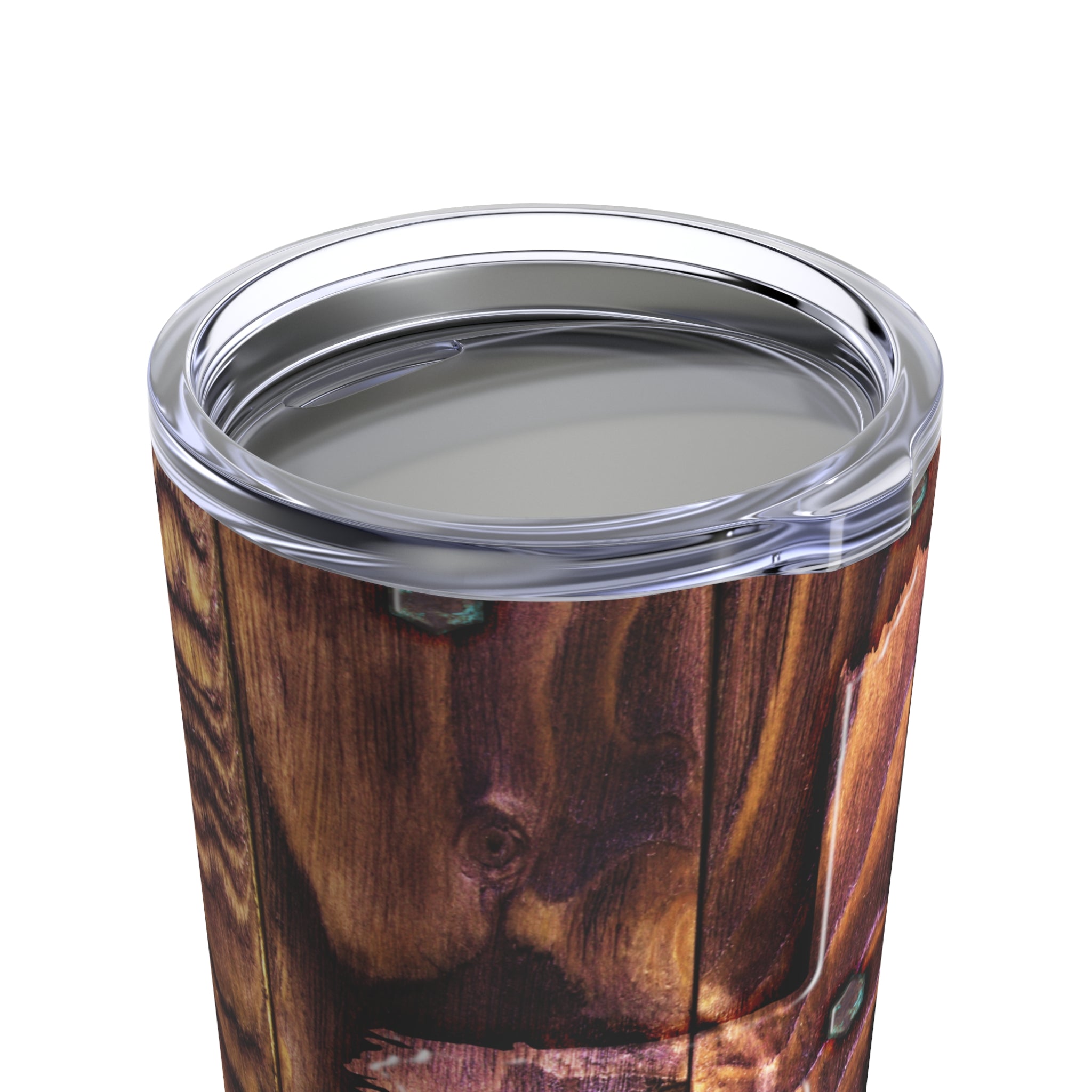 Old Wooden Cross Hot - Cold Tumbler 20 oz with Sip Lid - Jesus Passion Apparel