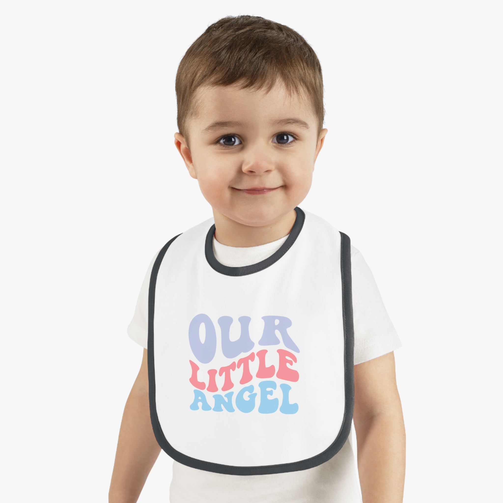 Our Little Angel Baby Jersey Bib - Jesus Passion Apparel