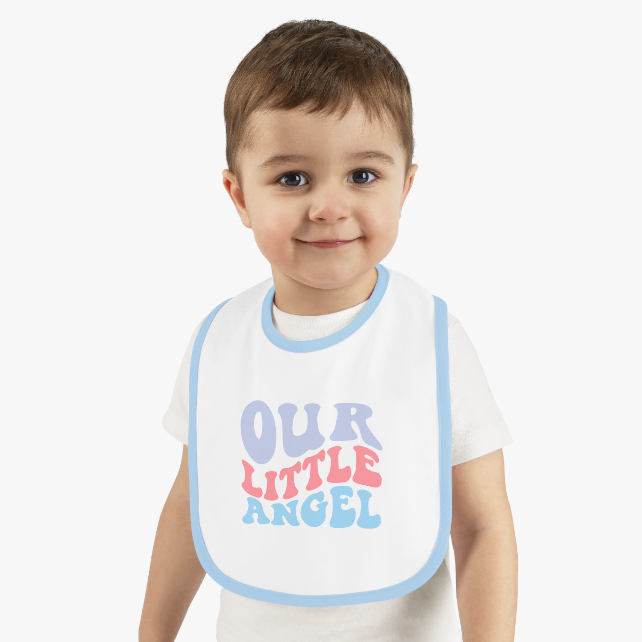 Our Little Angel Baby Jersey Bib - Jesus Passion Apparel