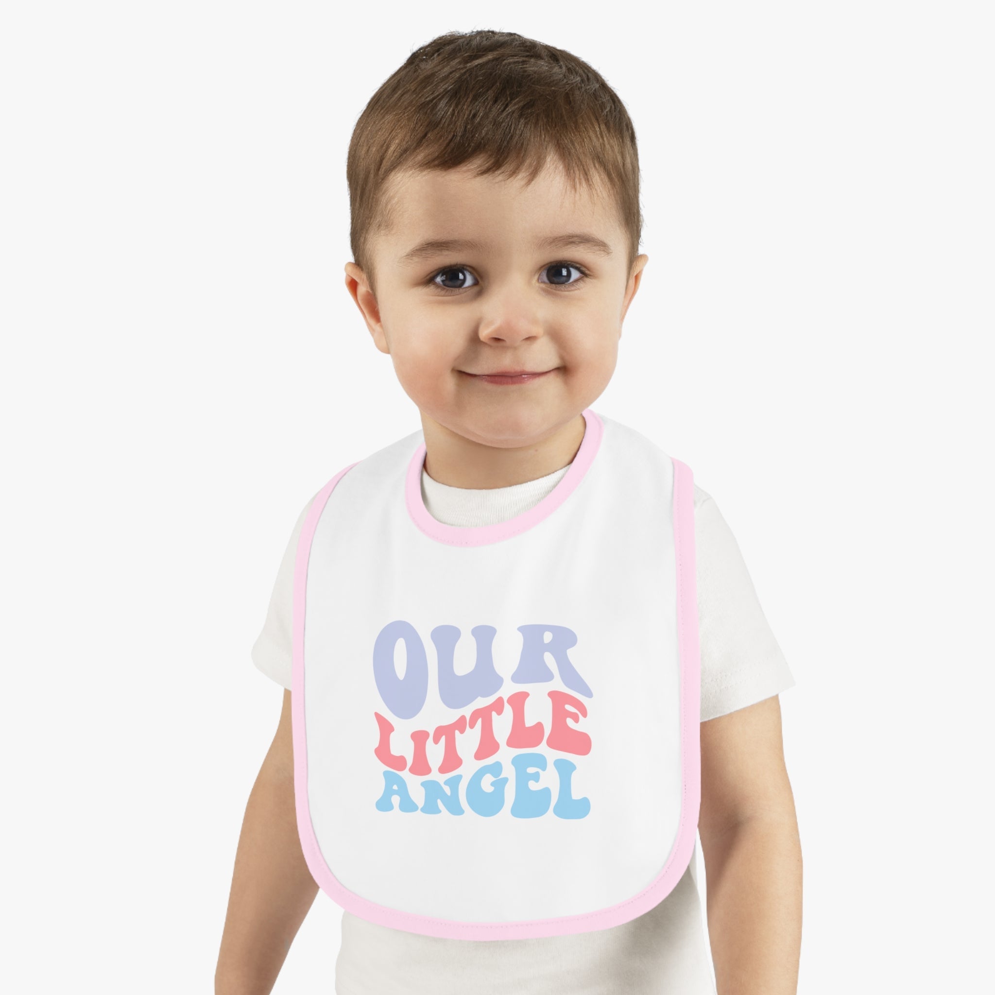 Our Little Angel Baby Jersey Bib - Jesus Passion Apparel