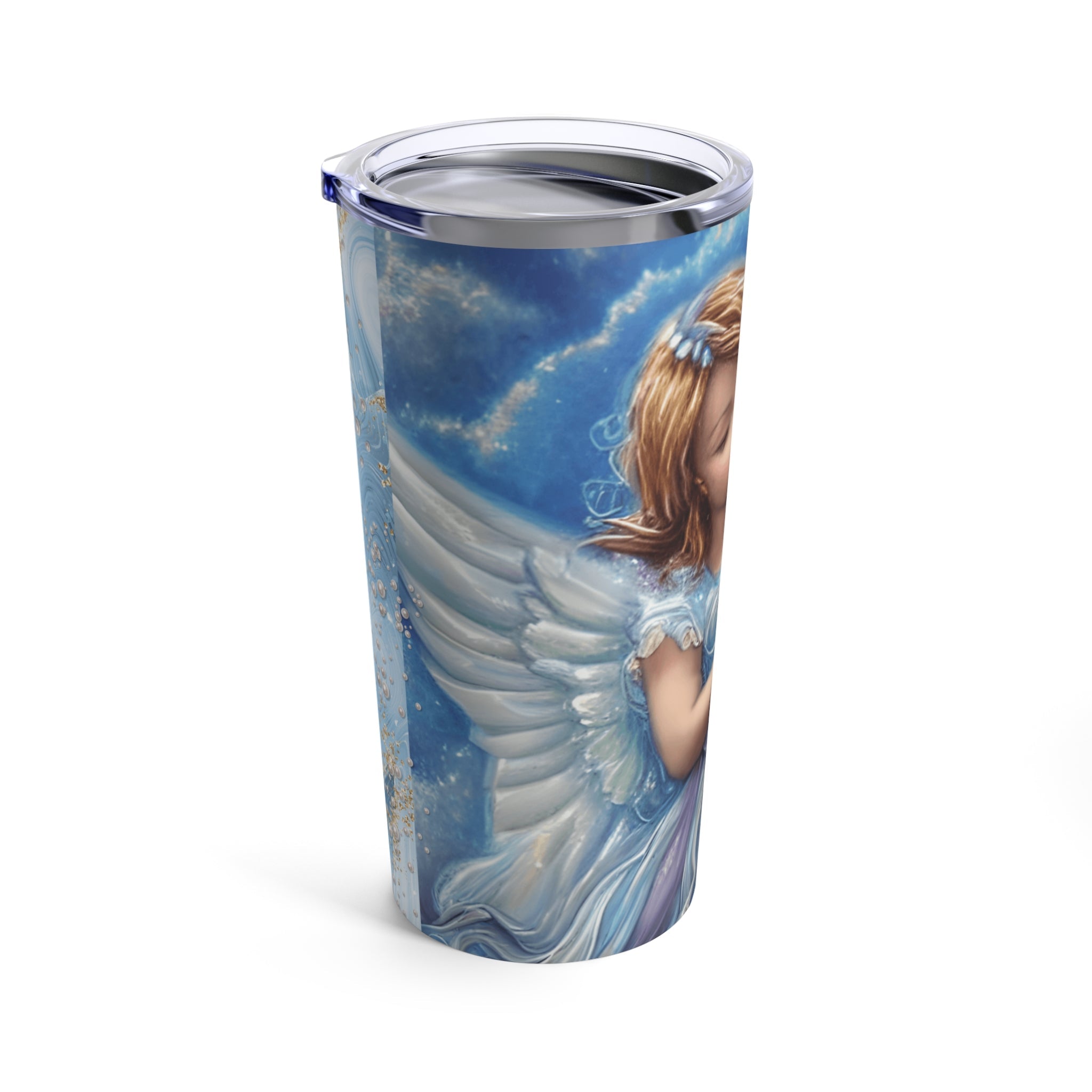 Pearl Angel Hot - Cold Tumbler Hot - Cold 20 oz with Sip Lid - Jesus Passion Apparel