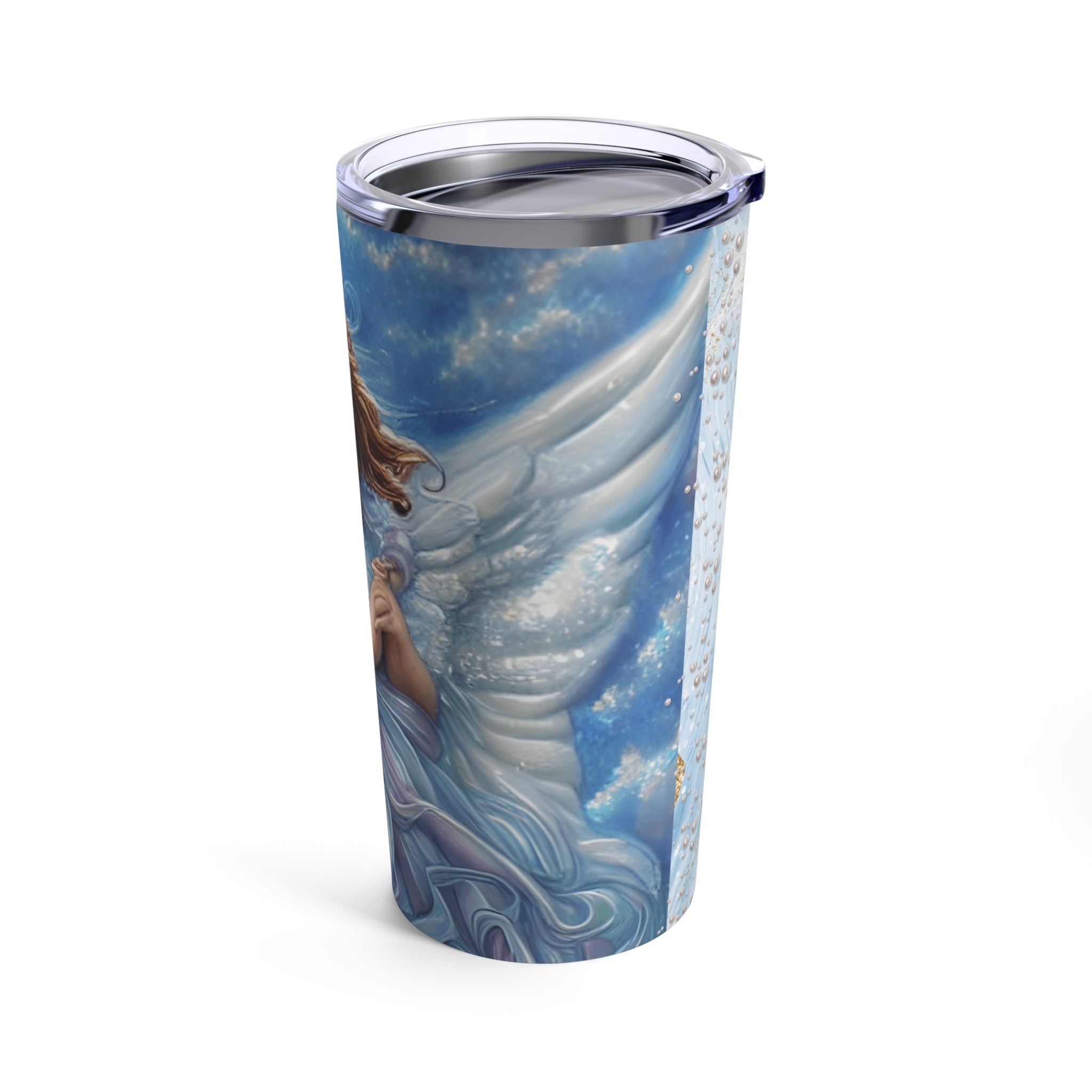 Pearl Angel Hot - Cold Tumbler Hot - Cold 20 oz with Sip Lid - Jesus Passion Apparel